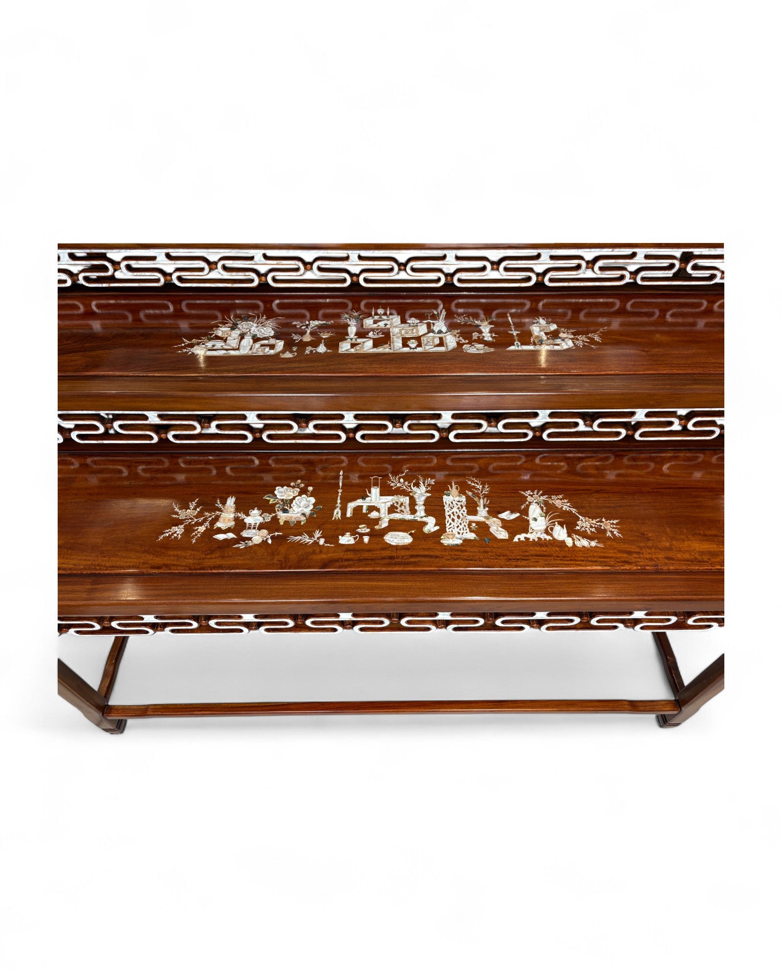 Ming-Style Nesting Console Tables - Set of 3