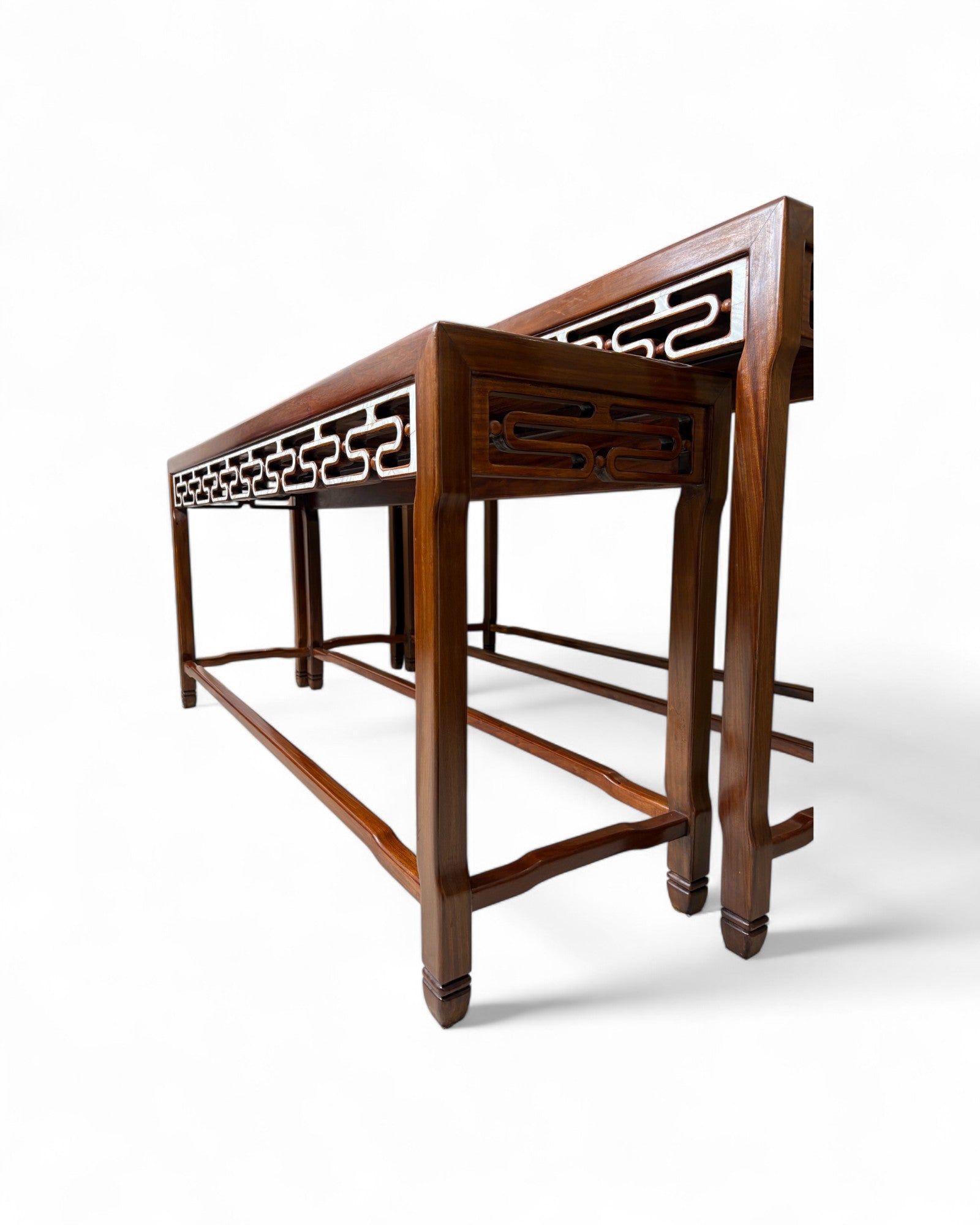 Ming-Style Nesting Console Tables - Set of 3