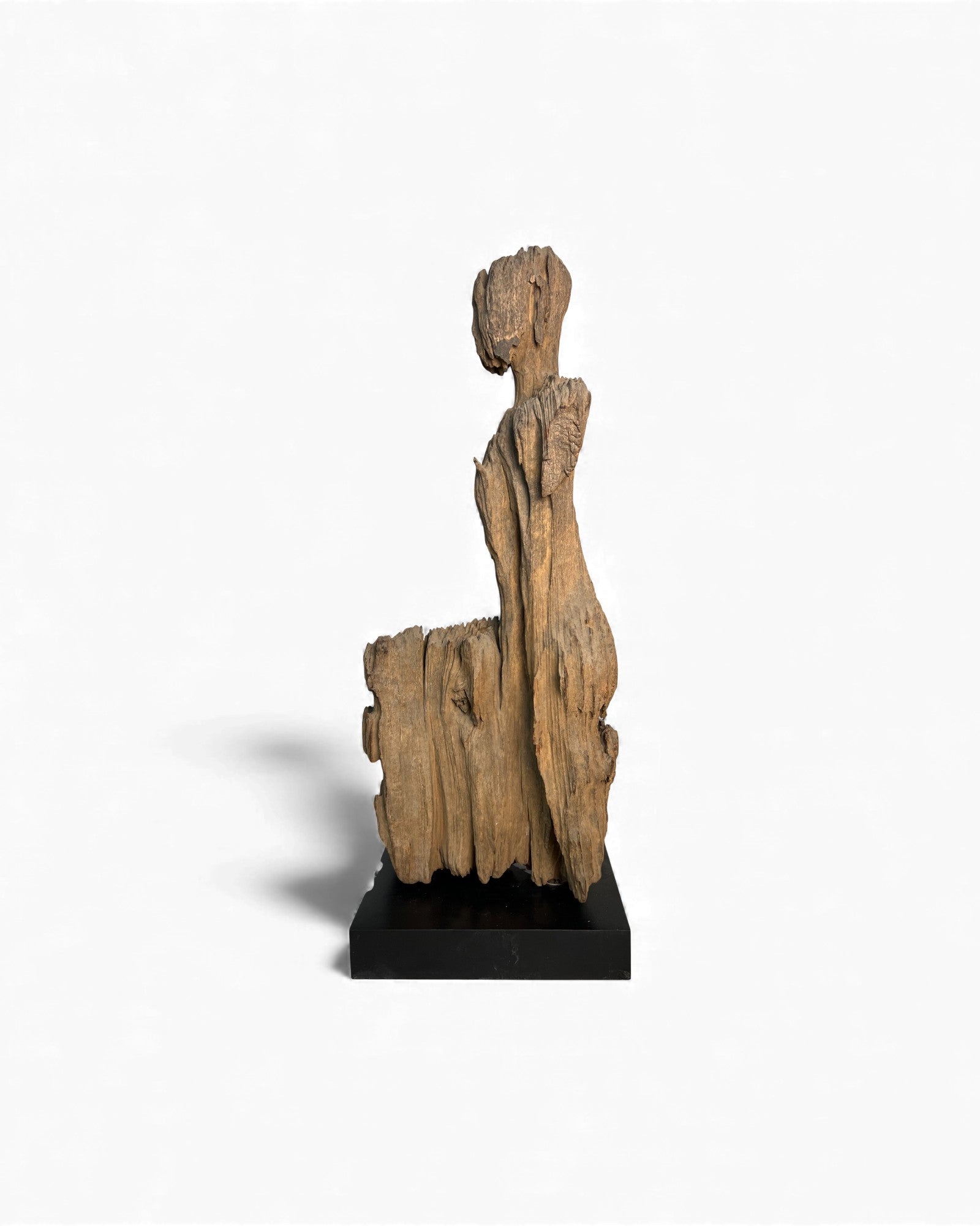 Burmese Sitting Monk (Eroded Temple Figure) - Surround Living - 1