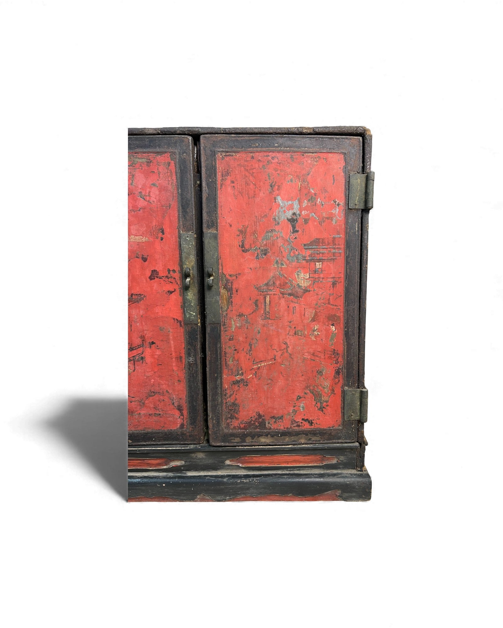 Small Chinese Red - Lacquer Travel Cabinet - Surround Living - 38