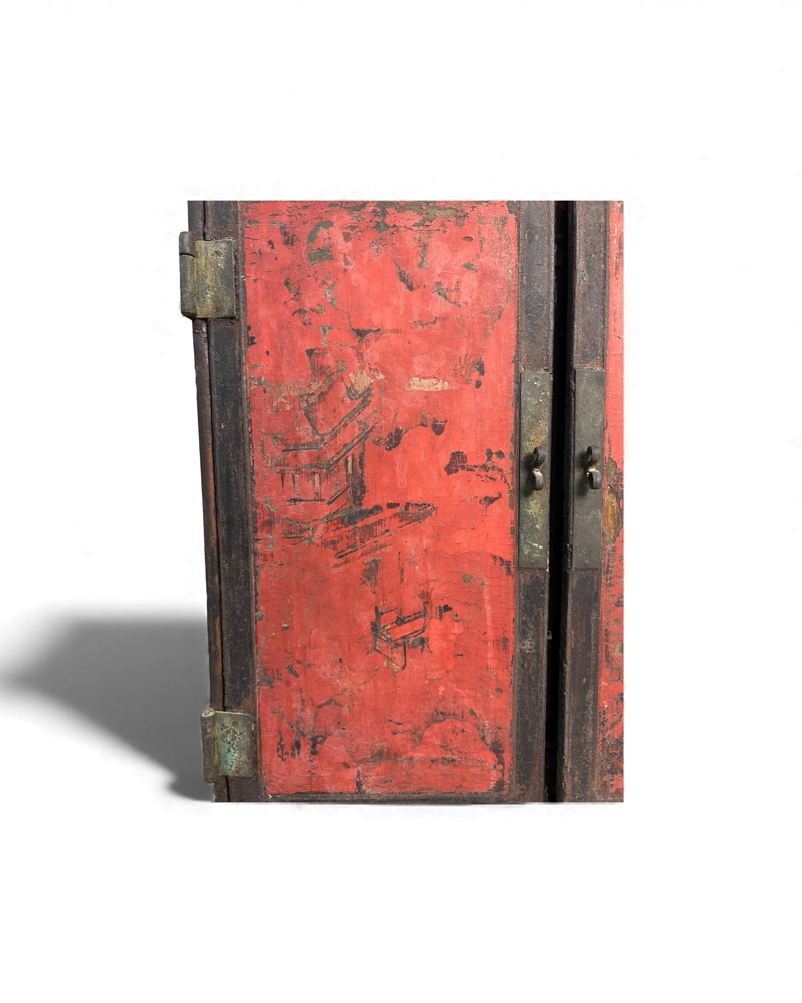 Small Chinese Red - Lacquer Travel Cabinet - Surround Living - 23