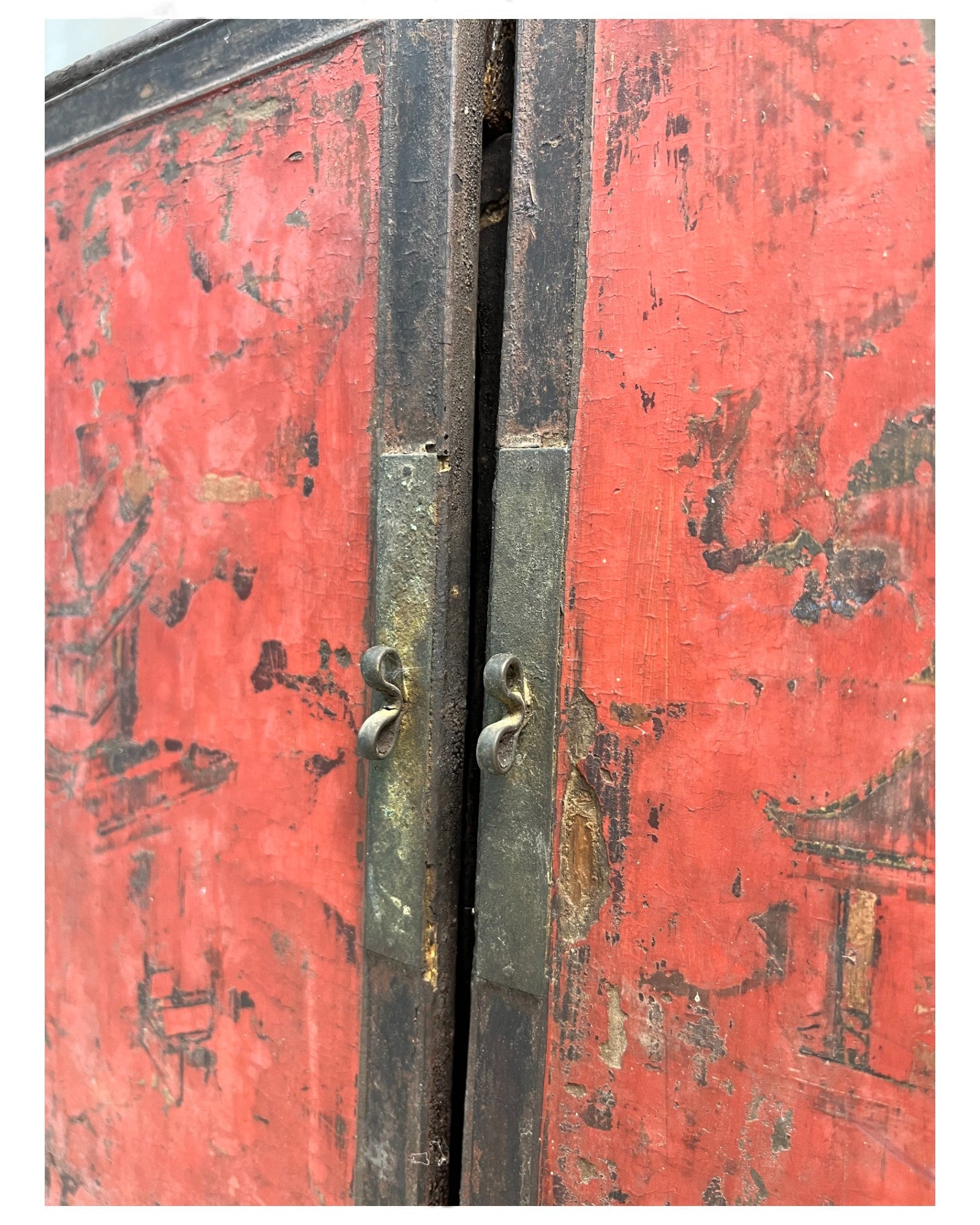 Small Chinese Red - Lacquer Travel Cabinet - Surround Living - 32