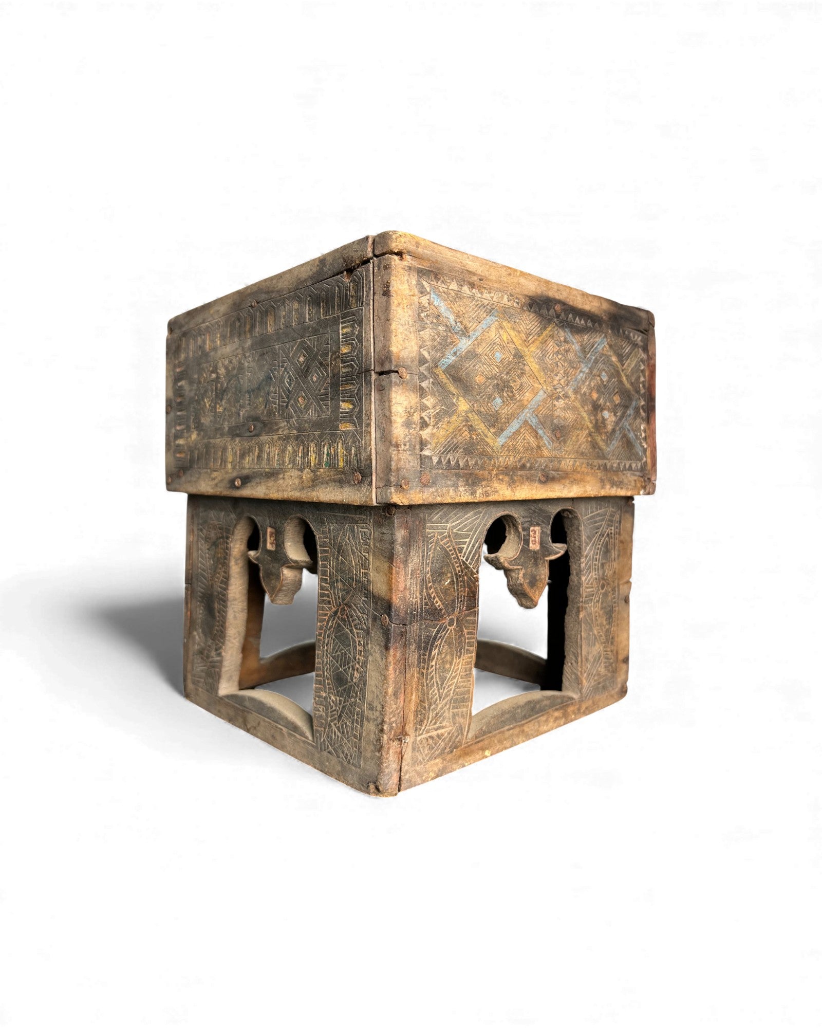 Thai Betel Box with Incised Decoration (Isan Region) - Surround Living - 2