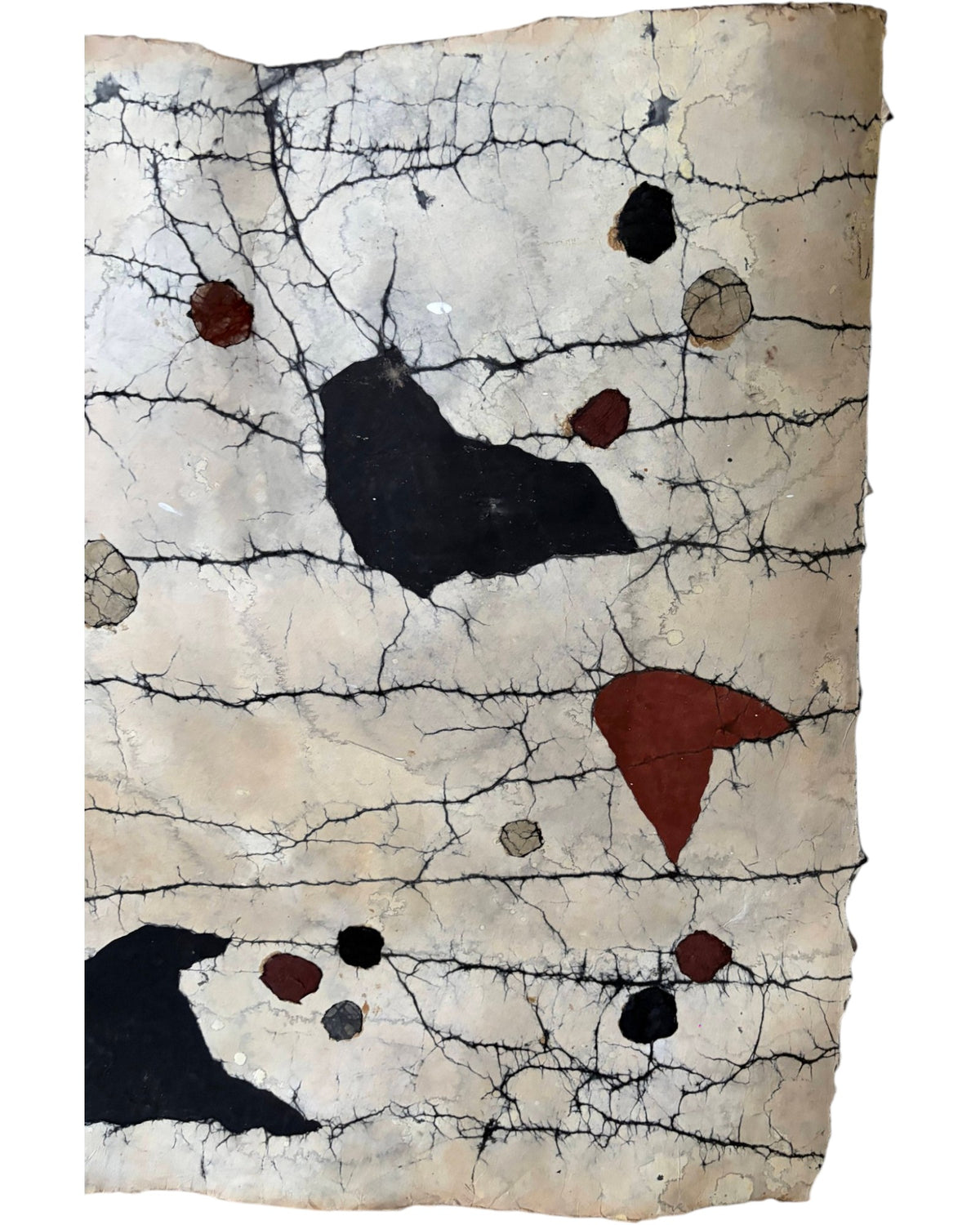 Nebula Abstract Ink Scroll on Washi Paper - by Shigeno Sawada Set of 3 - Surround Living - 17