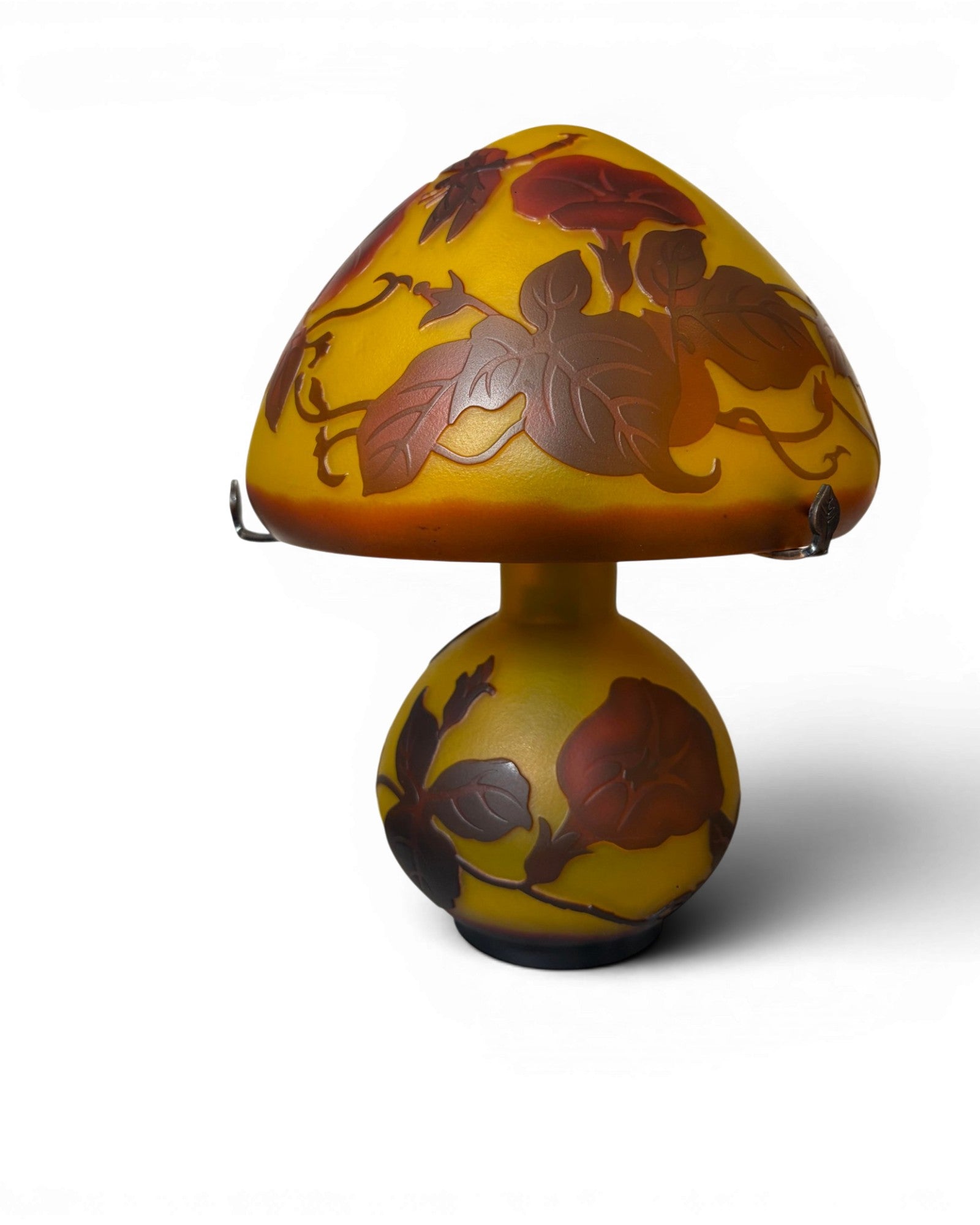Art Nouveau Cameo Glass Table Lamp