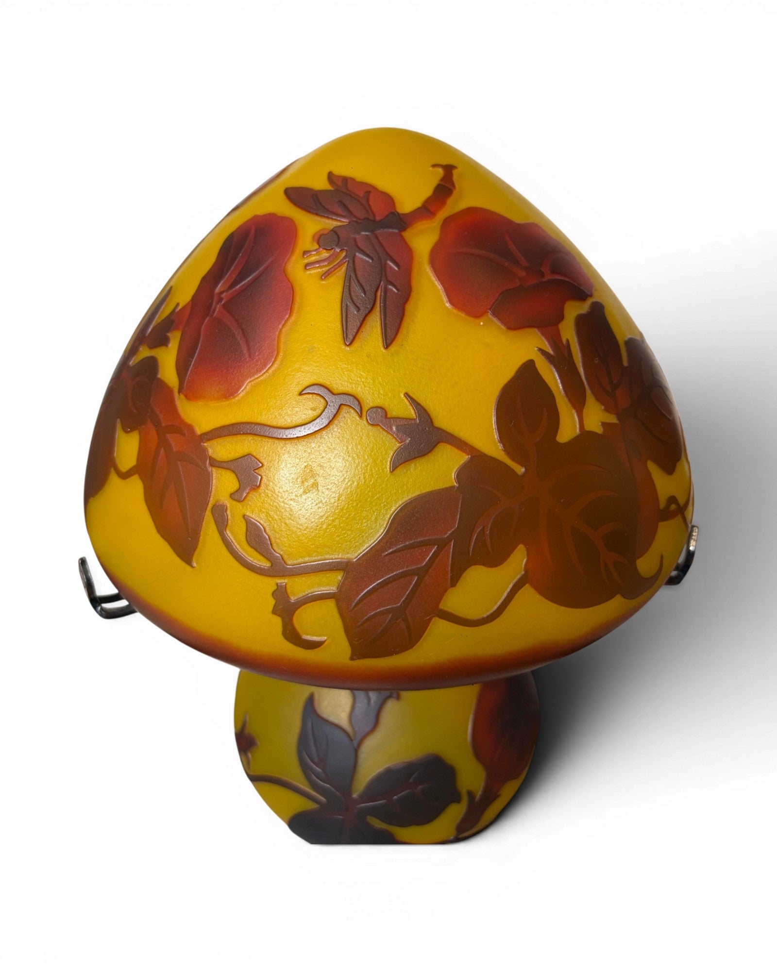 Art Nouveau Cameo Glass Table Lamp