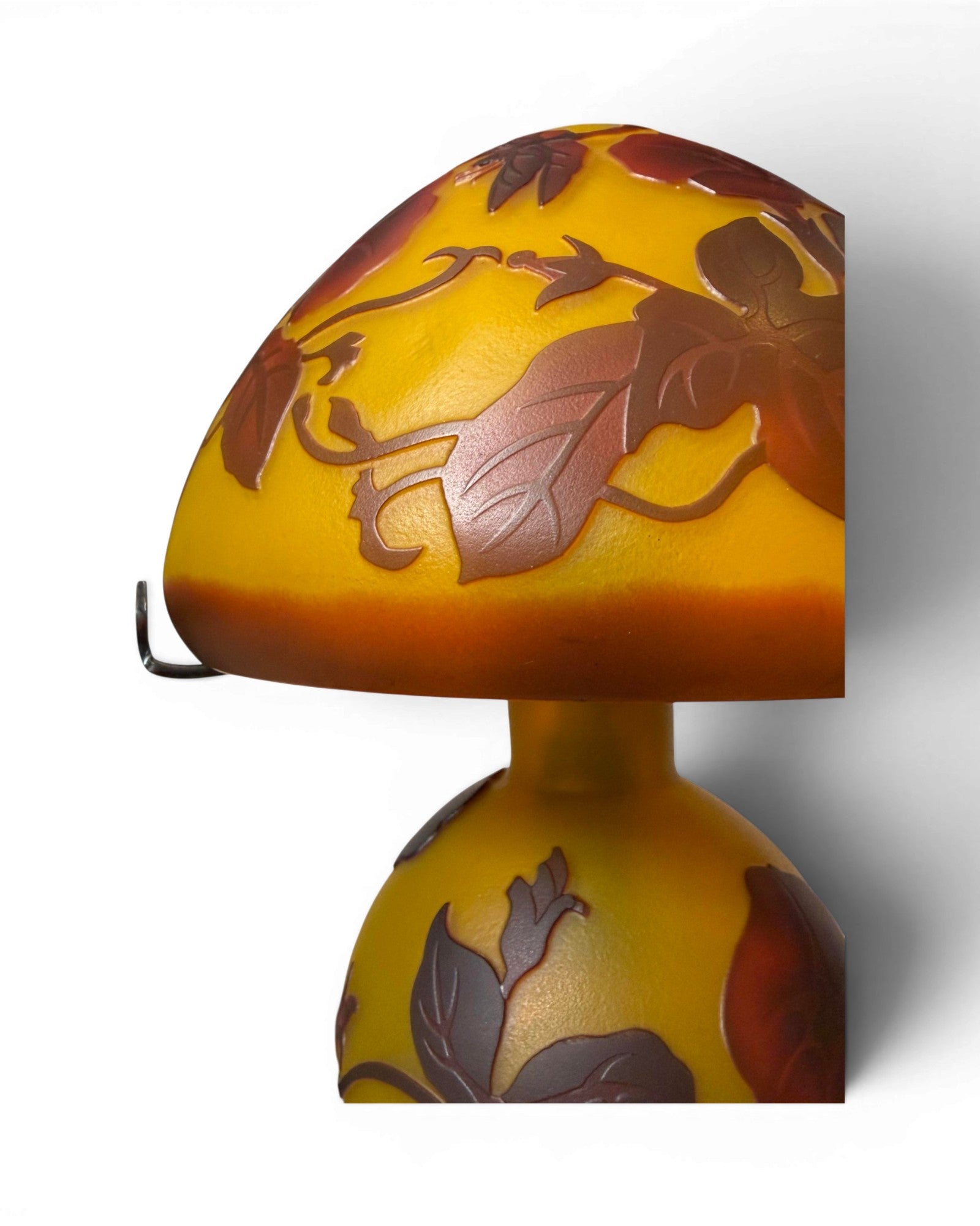 Art Nouveau Cameo Glass Table Lamp