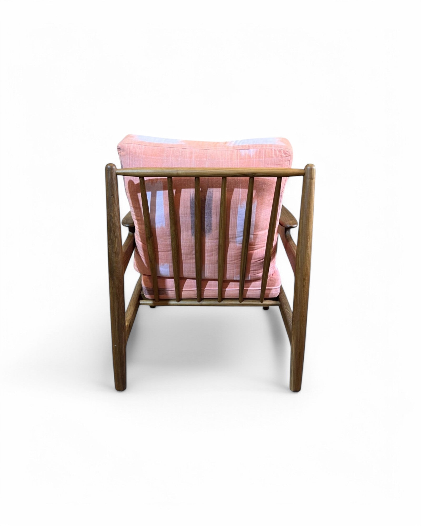 Peachy Thai Weave Teak Wood Armchair