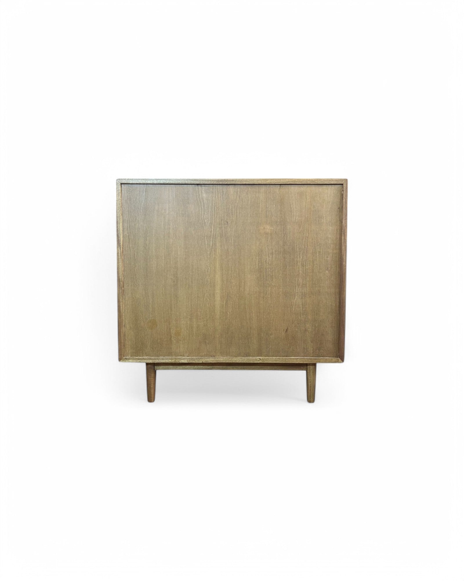Sadao Wood Diamond Weave Rattan Low Sideboard