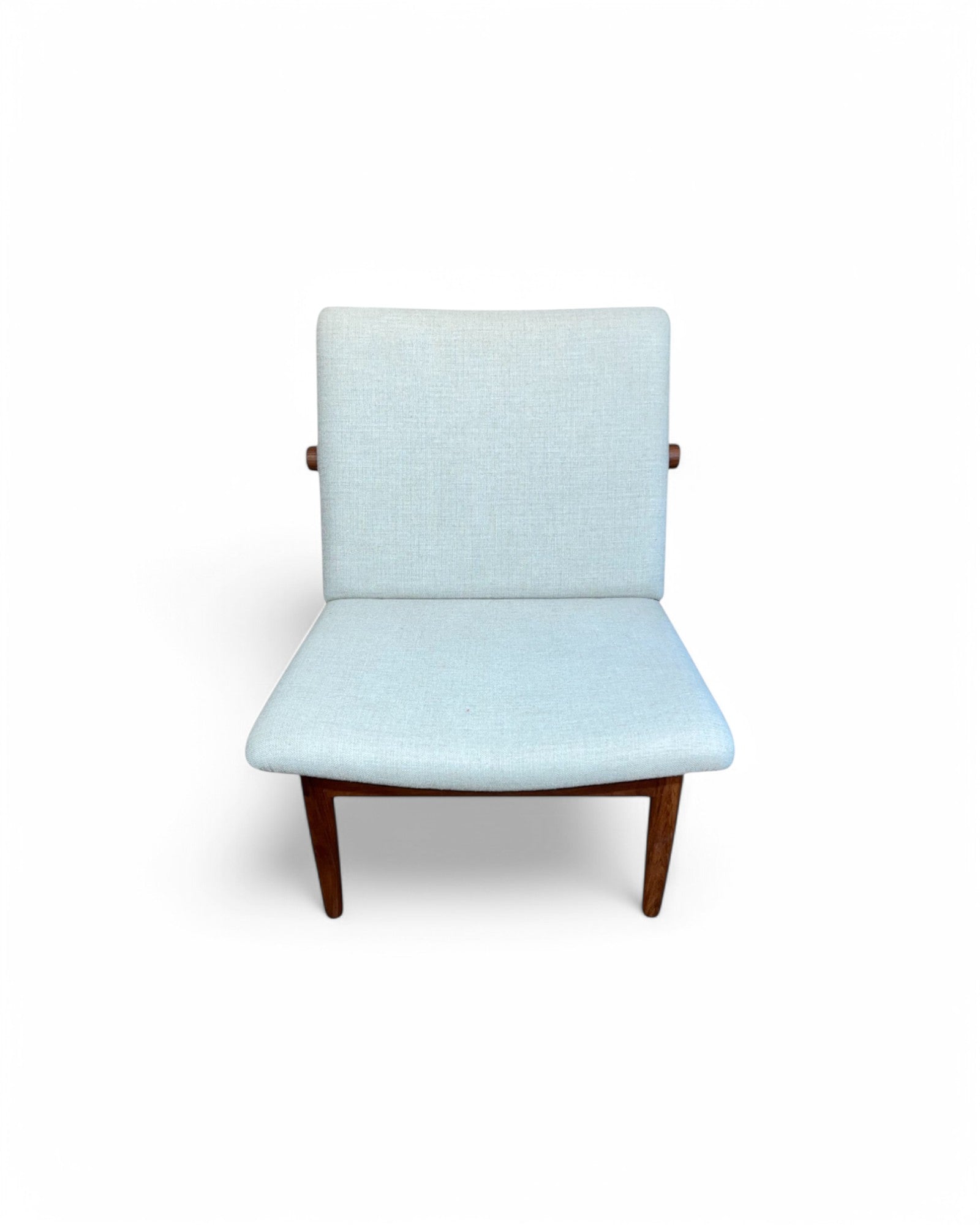 Cream Kokoro T Frame Rosewood Lounge Chair