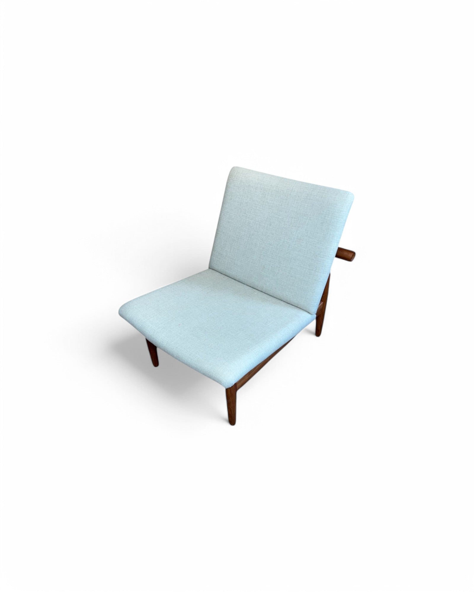 Cream Kokoro T Frame Rosewood Lounge Chair