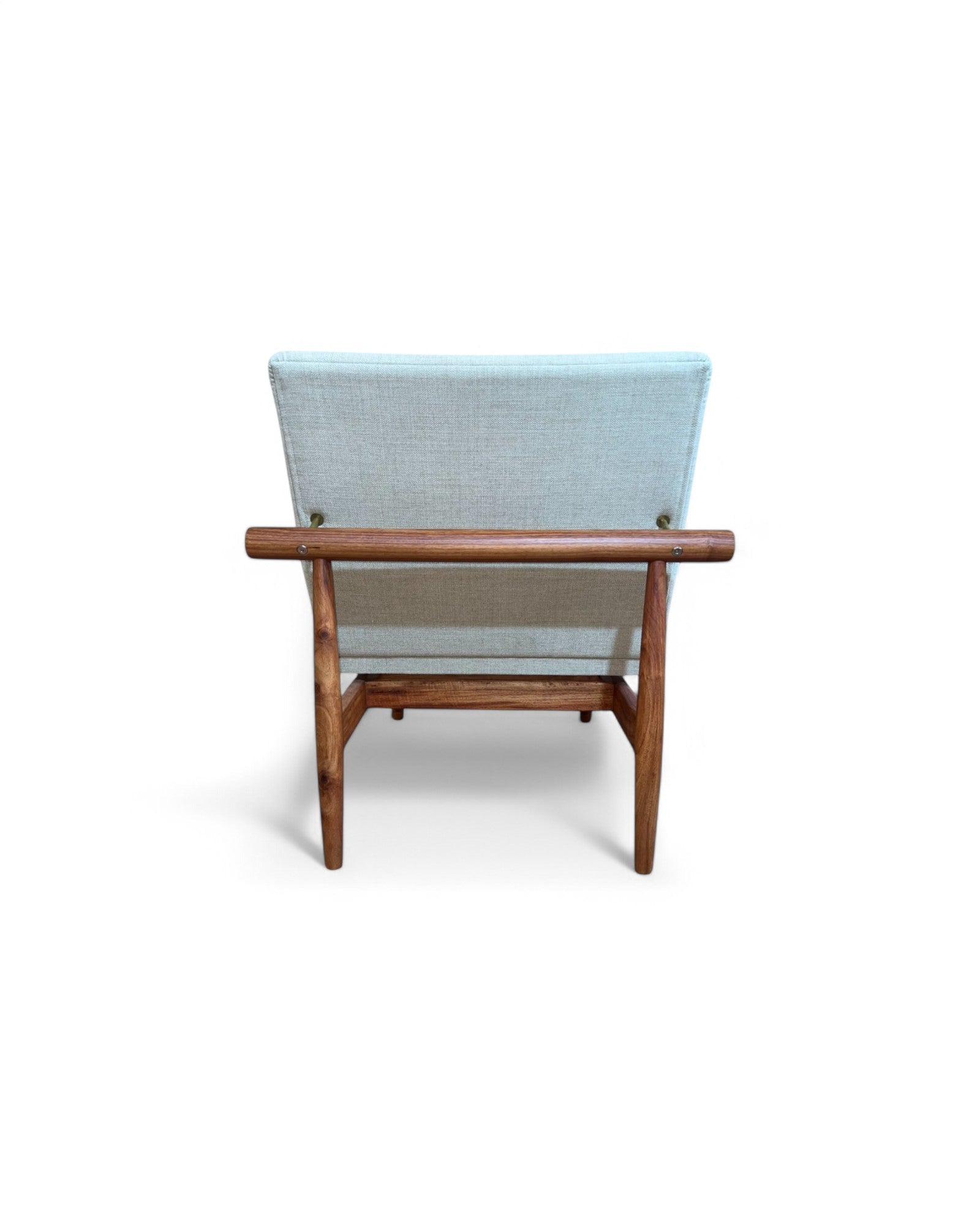 Cream Kokoro T Frame Rosewood Lounge Chair
