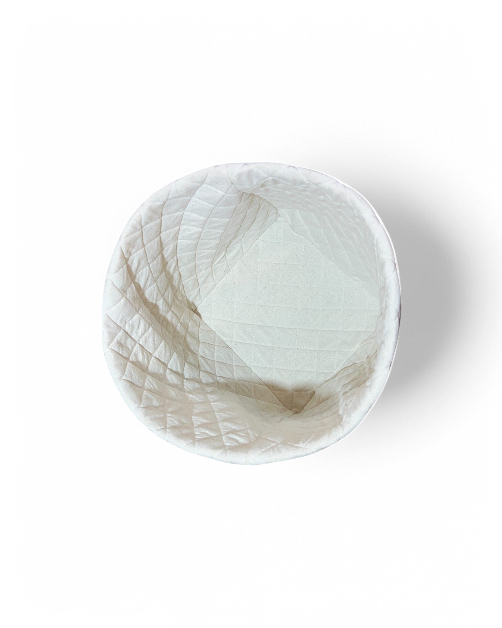 Bamboo Weaved Light Blue Laundry Basket (Short)