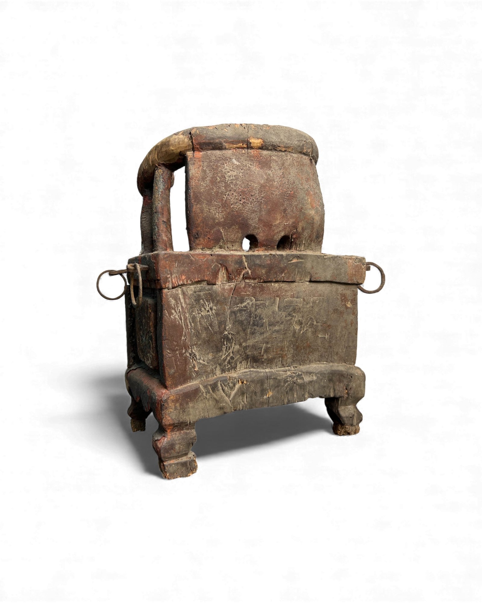 Carved Chinese Household Altar with Figural Relief - Surround Living - 21