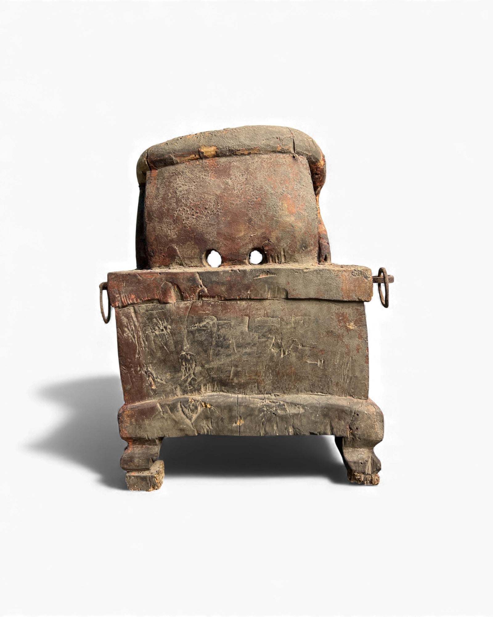 Carved Chinese Household Altar with Figural Relief - Surround Living - 29