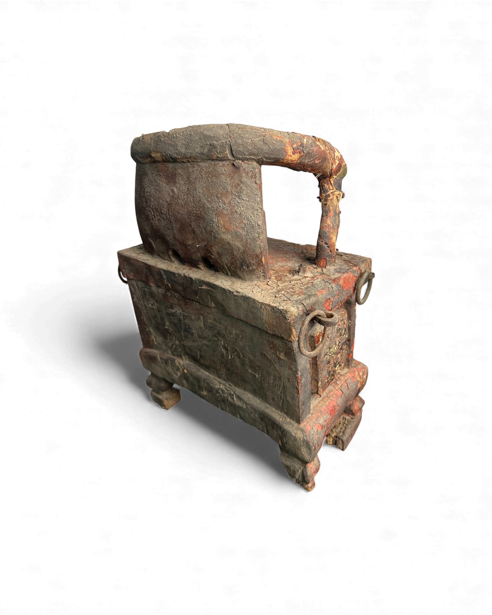 Carved Chinese Household Altar with Figural Relief - Surround Living - 10