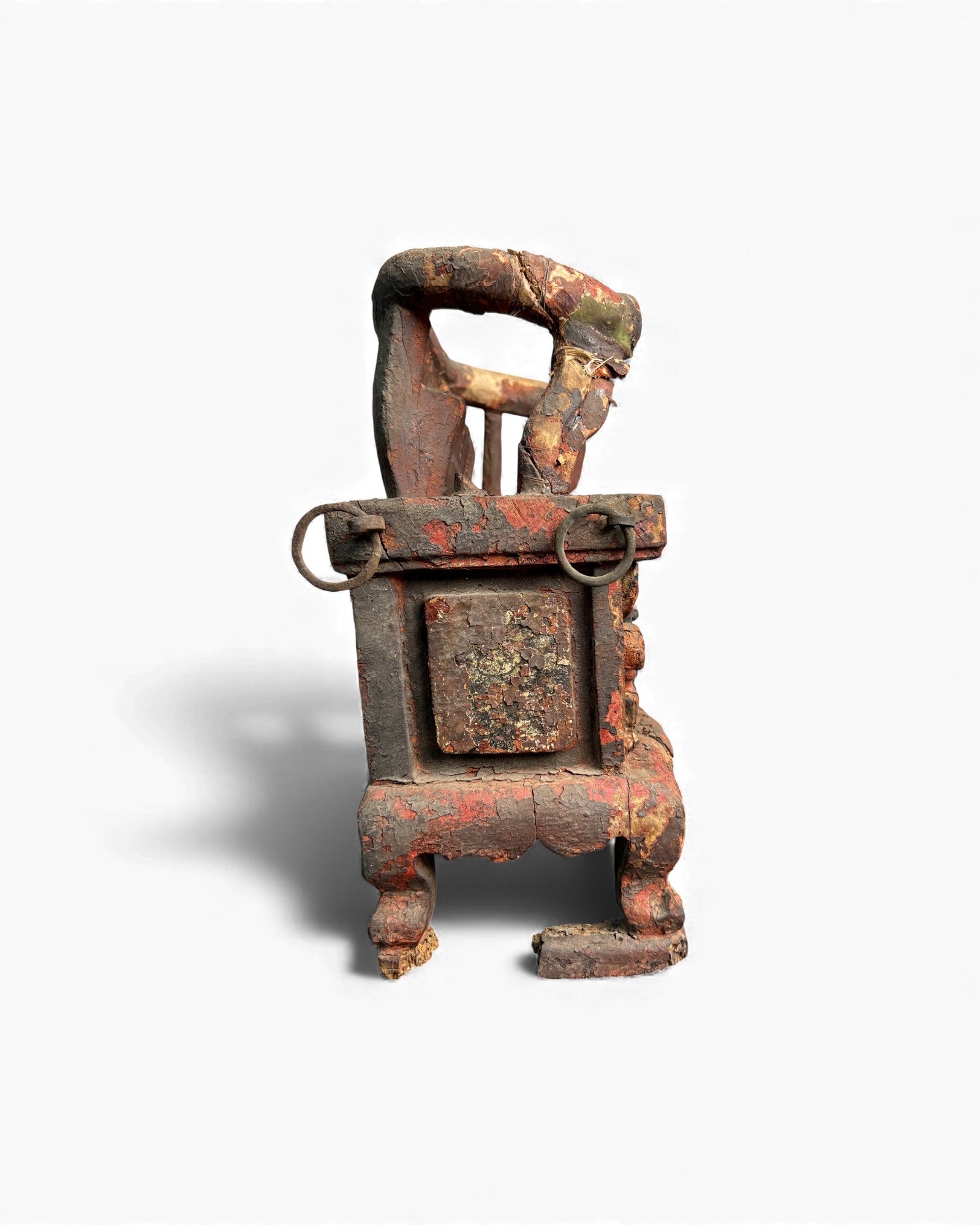 Carved Chinese Household Altar with Figural Relief - Surround Living - 12