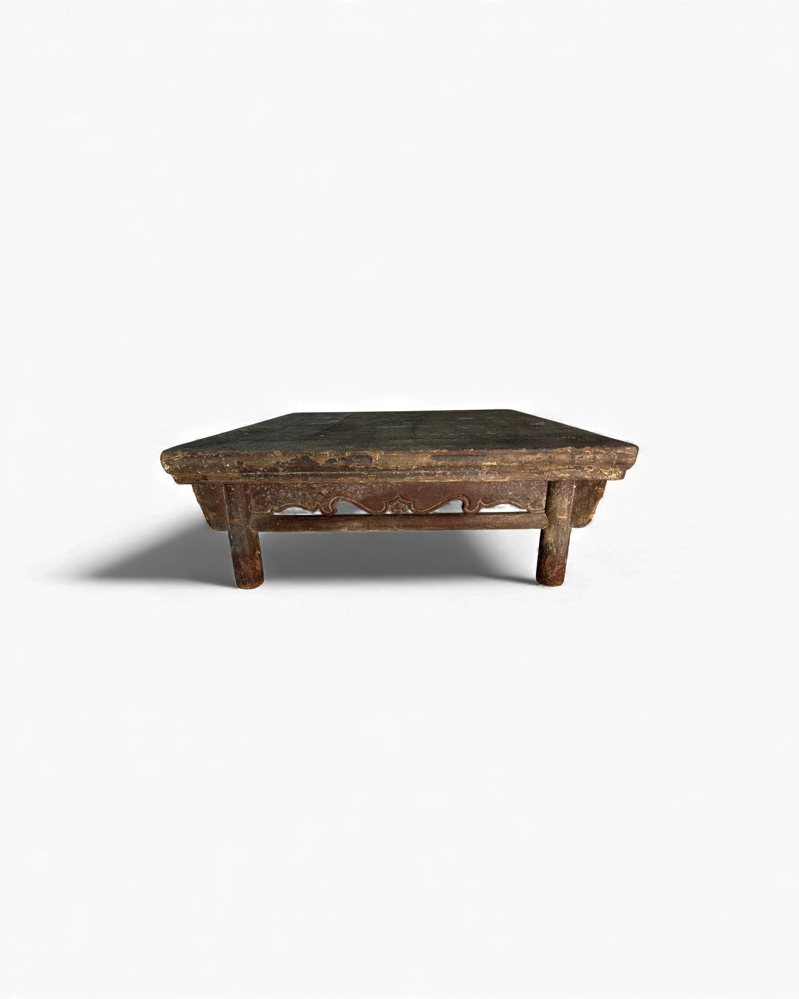 18th - Century Elm Low Table with Lacquer - Textile Foundation - Surround Living - 5