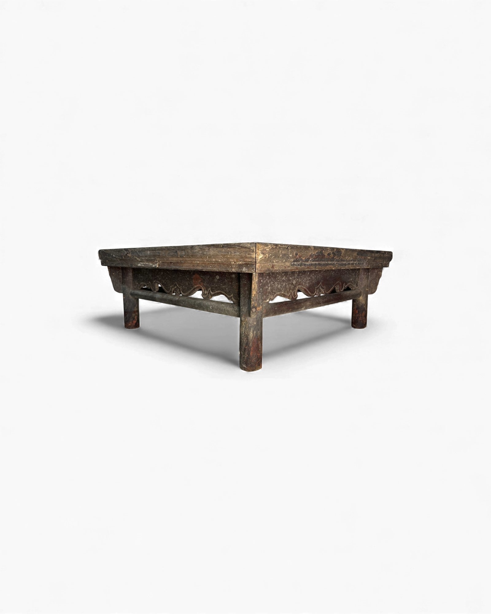 18th - Century Elm Low Table with Lacquer - Textile Foundation - Surround Living - 12