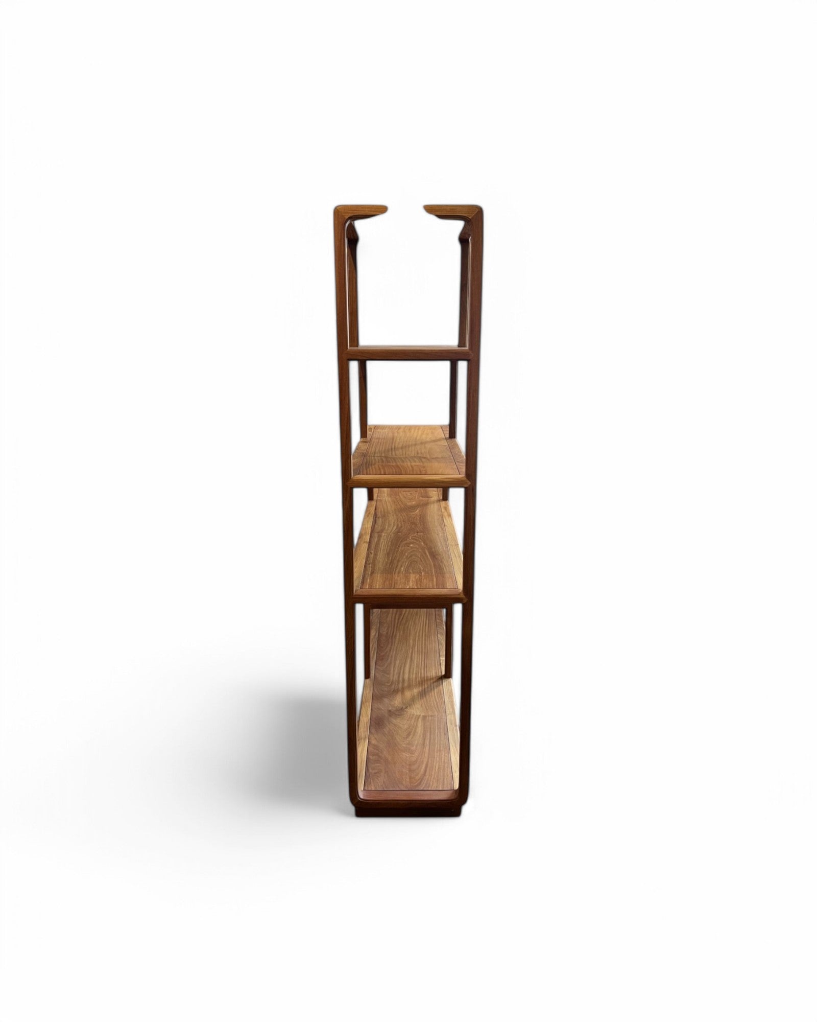 Ascending Stair Teak Shelf Unit