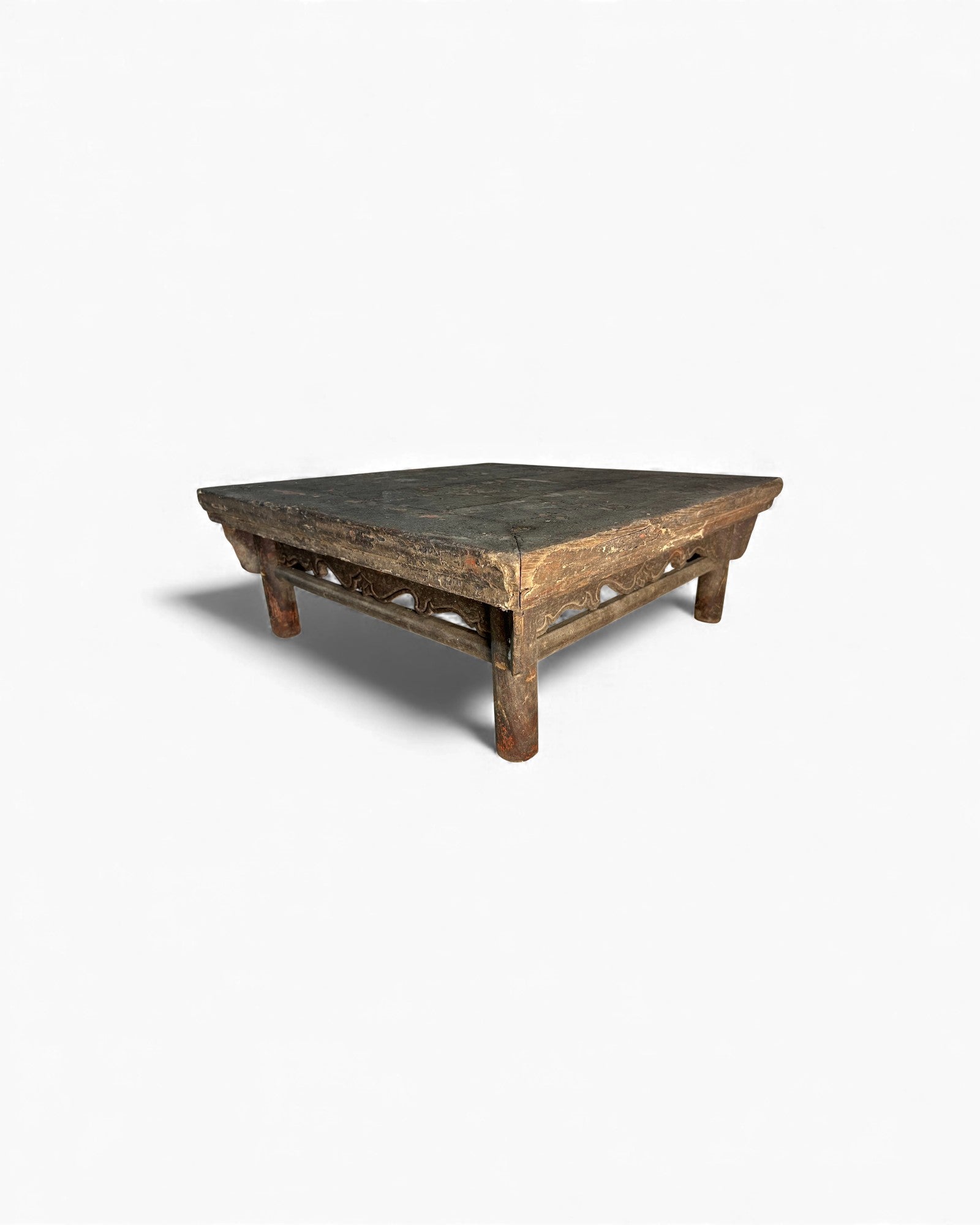 18th - Century Elm Low Table with Lacquer - Textile Foundation - Surround Living - 15