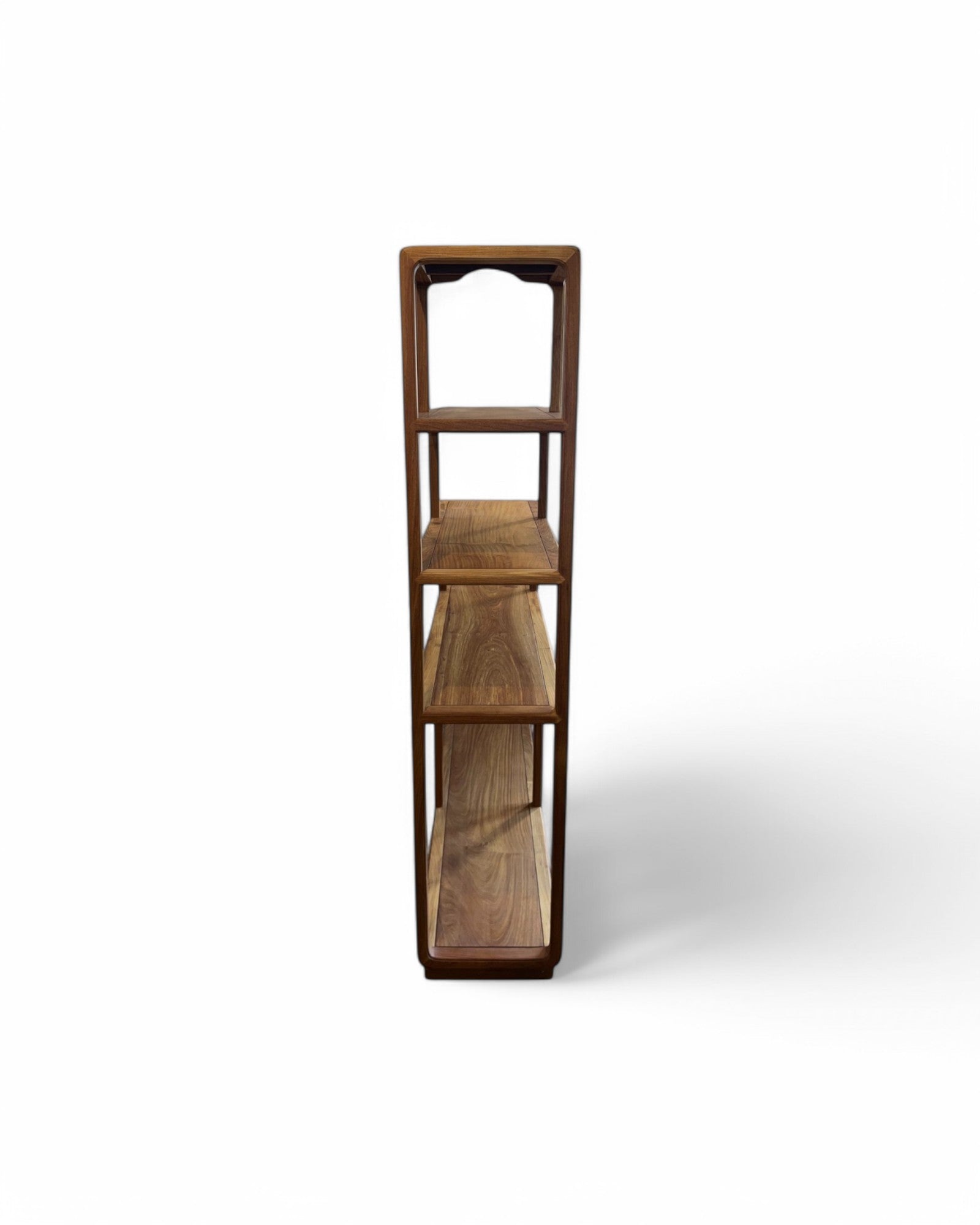 Ascending Stair Teak Shelf Unit