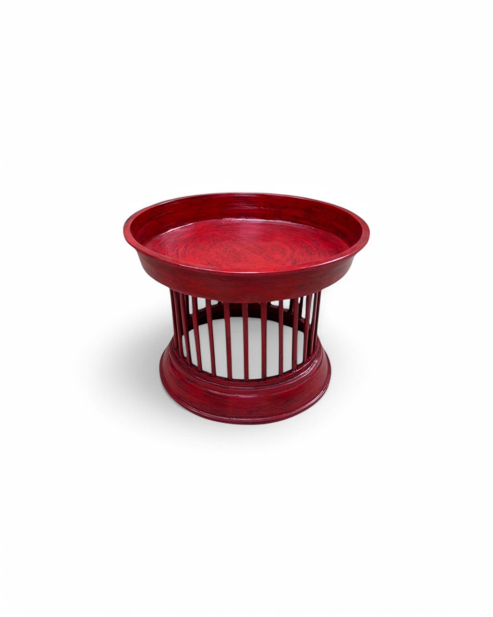 Maroon Thai Tall Fruit Stand