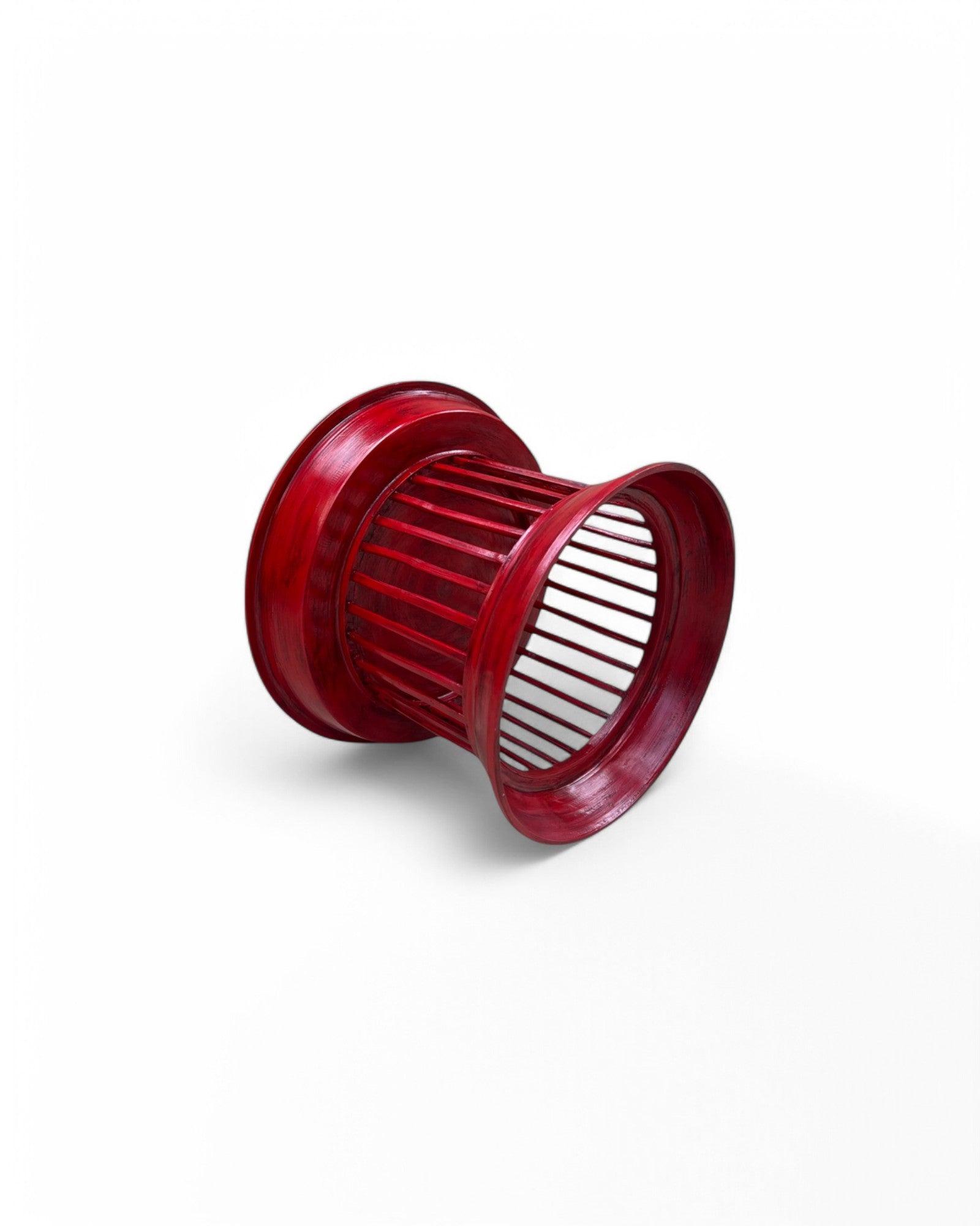 Maroon Thai Tall Fruit Stand