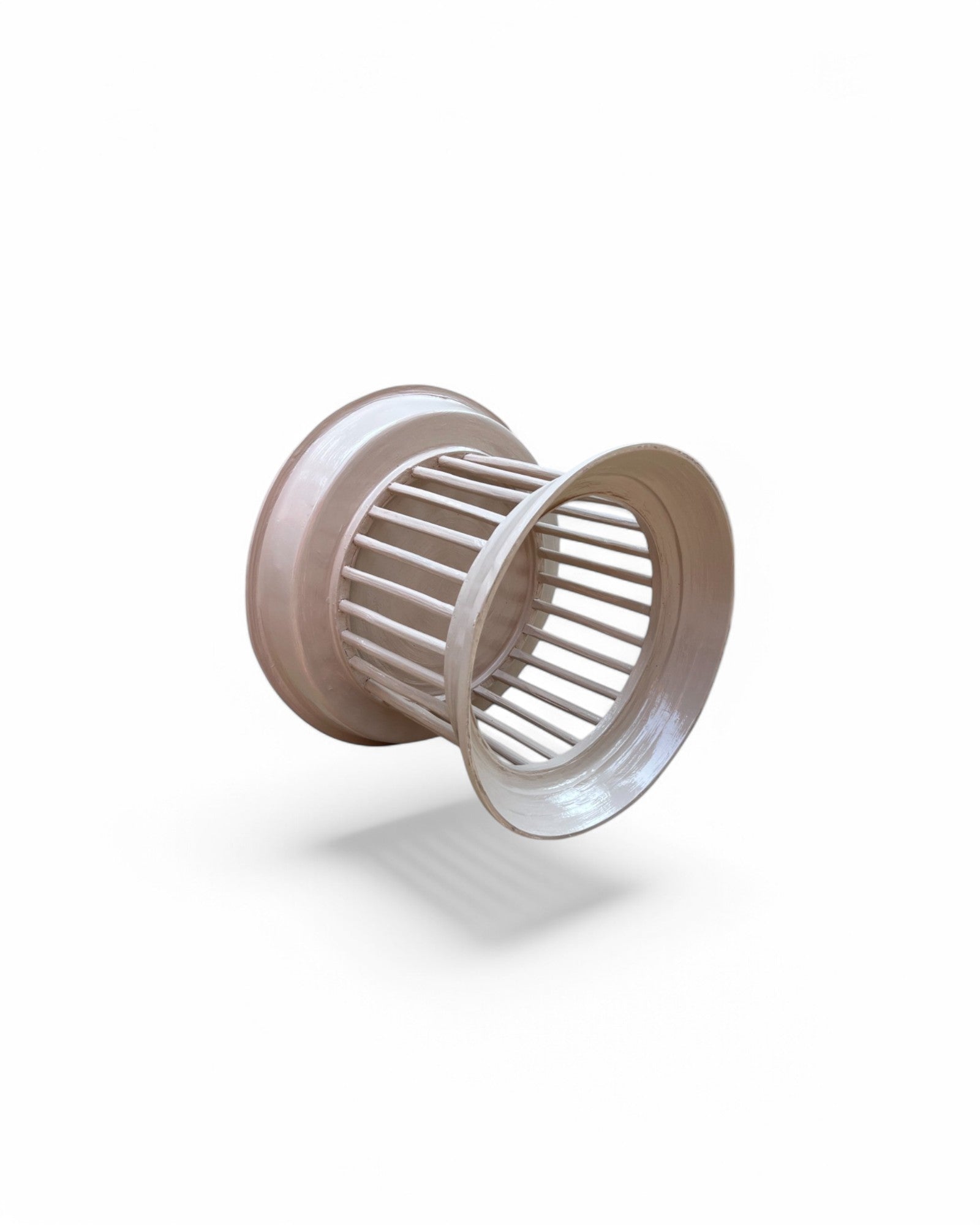 Off White Thai Tall Fruit Stand