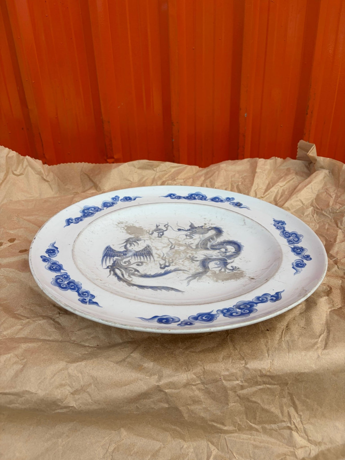 Large Antique Porcelain Charger - Surround Living - 4