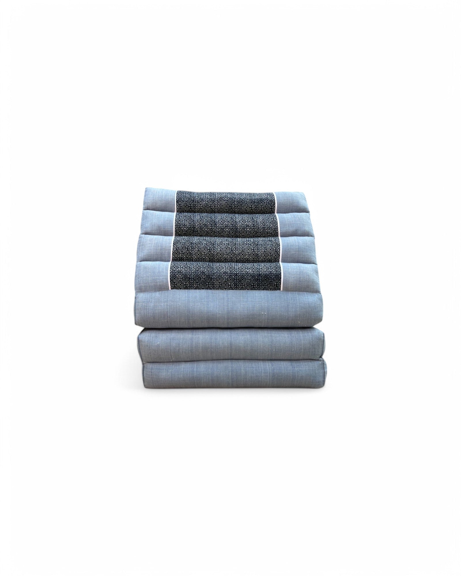 Indigo Wax Print Triangle Cushion (3 Seater)