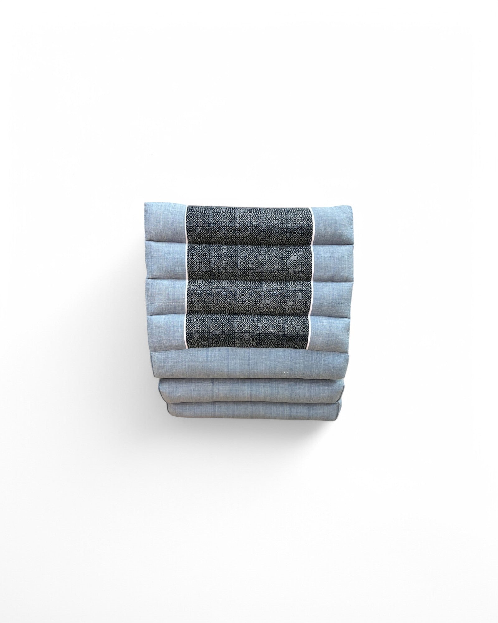 Indigo Wax Print Triangle Cushion (3 Seater)