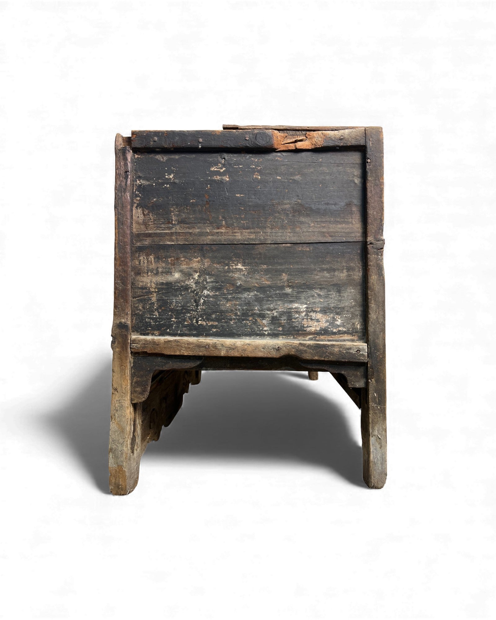 17th - Century Chinese Temple Money Chest in Black Lacquer - Surround Living - 30