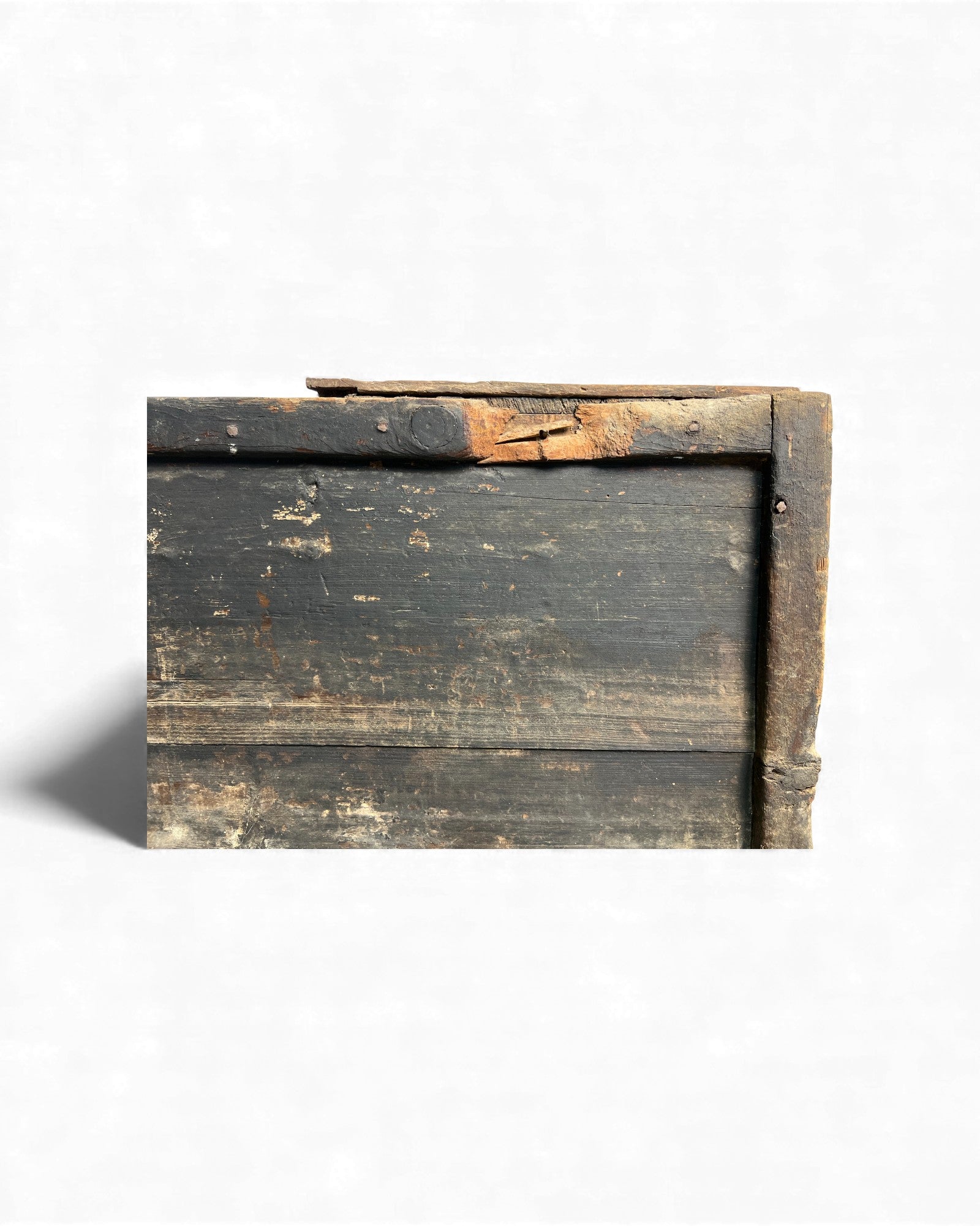 17th - Century Chinese Temple Money Chest in Black Lacquer - Surround Living - 24