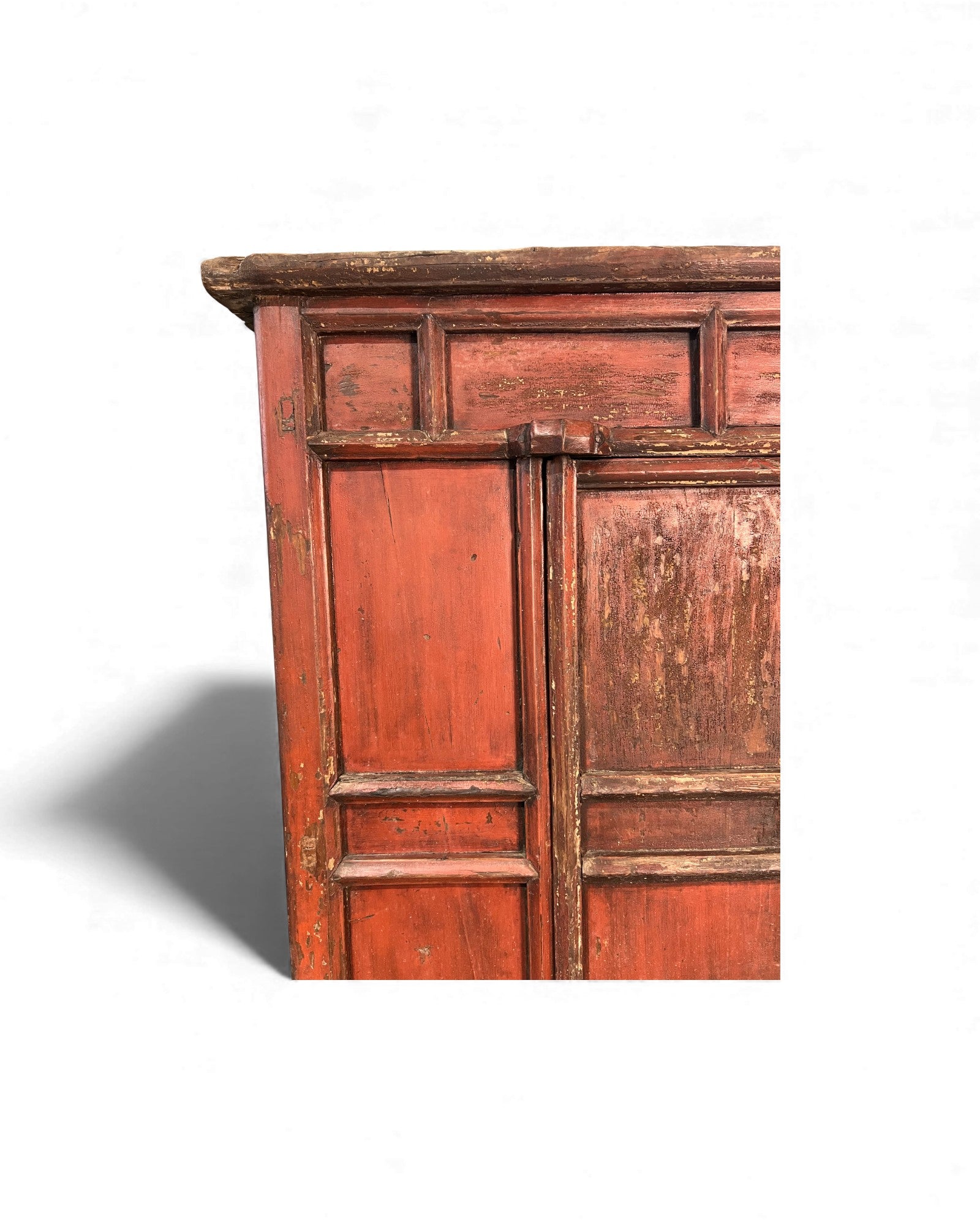 Chinese Red - Lacquer Sutra Cabinet with Double Swing Doors - Surround Living - 4