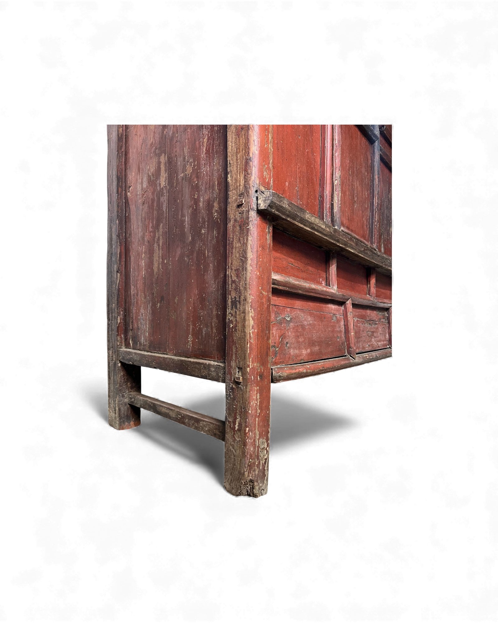 Chinese Red - Lacquer Sutra Cabinet with Double Swing Doors - Surround Living - 14