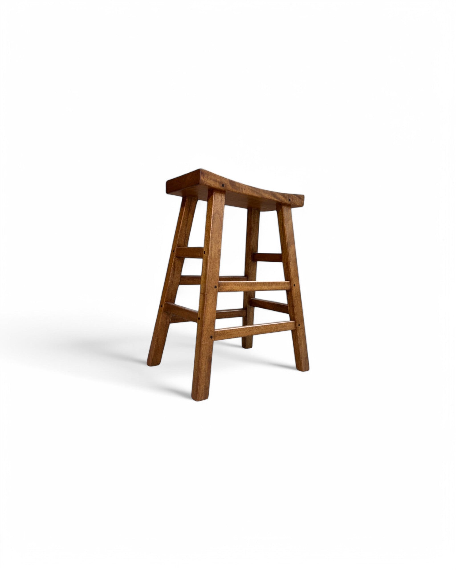 Sadao T Bar Stool Dark Lacquer Finish (Short)