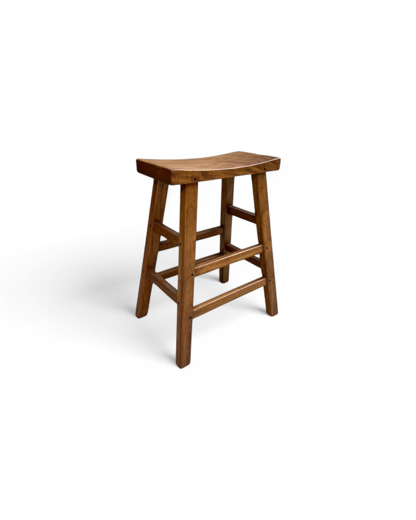 Sadao T Bar Stool Dark Lacquer Finish (Short)