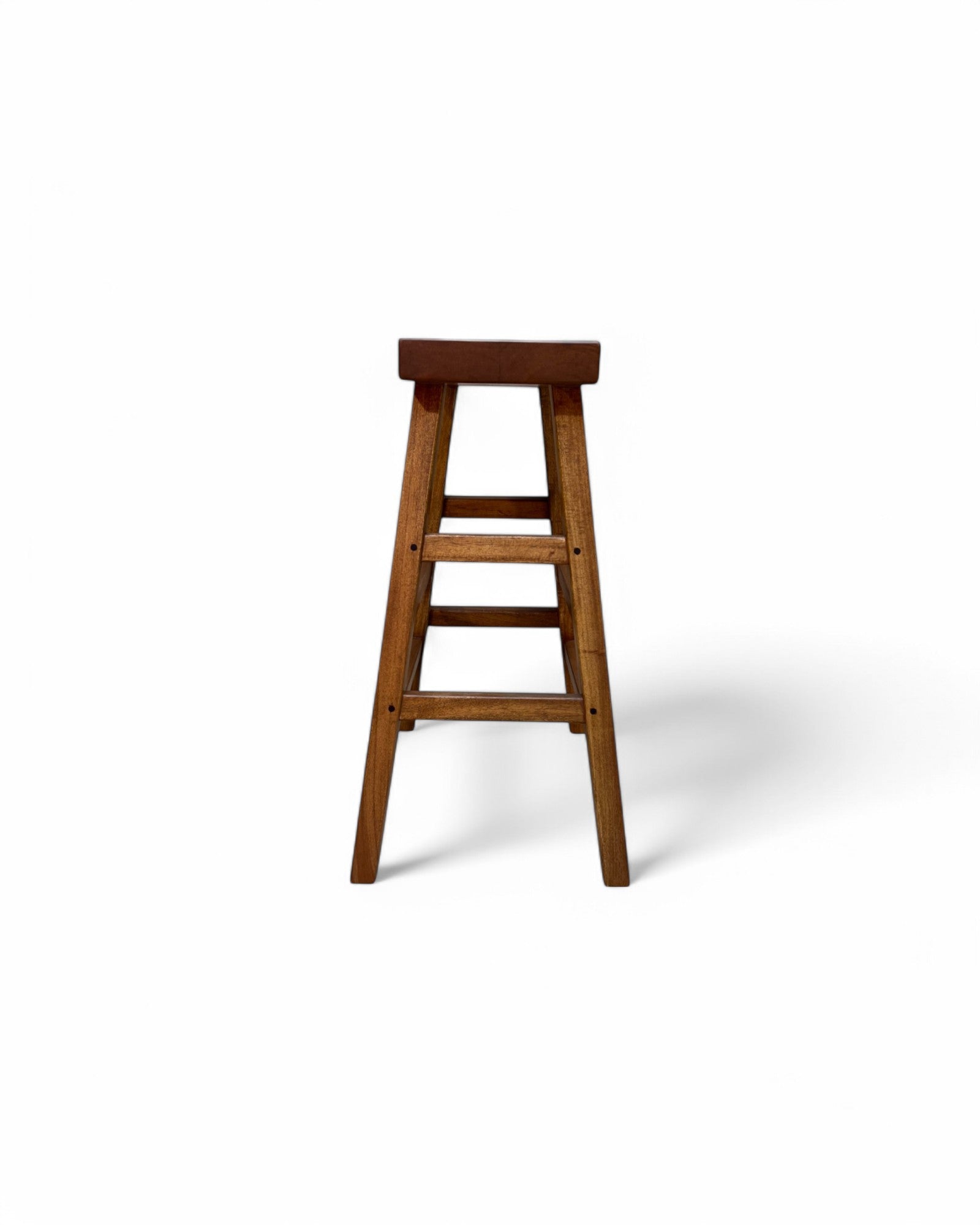 Sadao T Bar Stool Dark Lacquer Finish (Short)