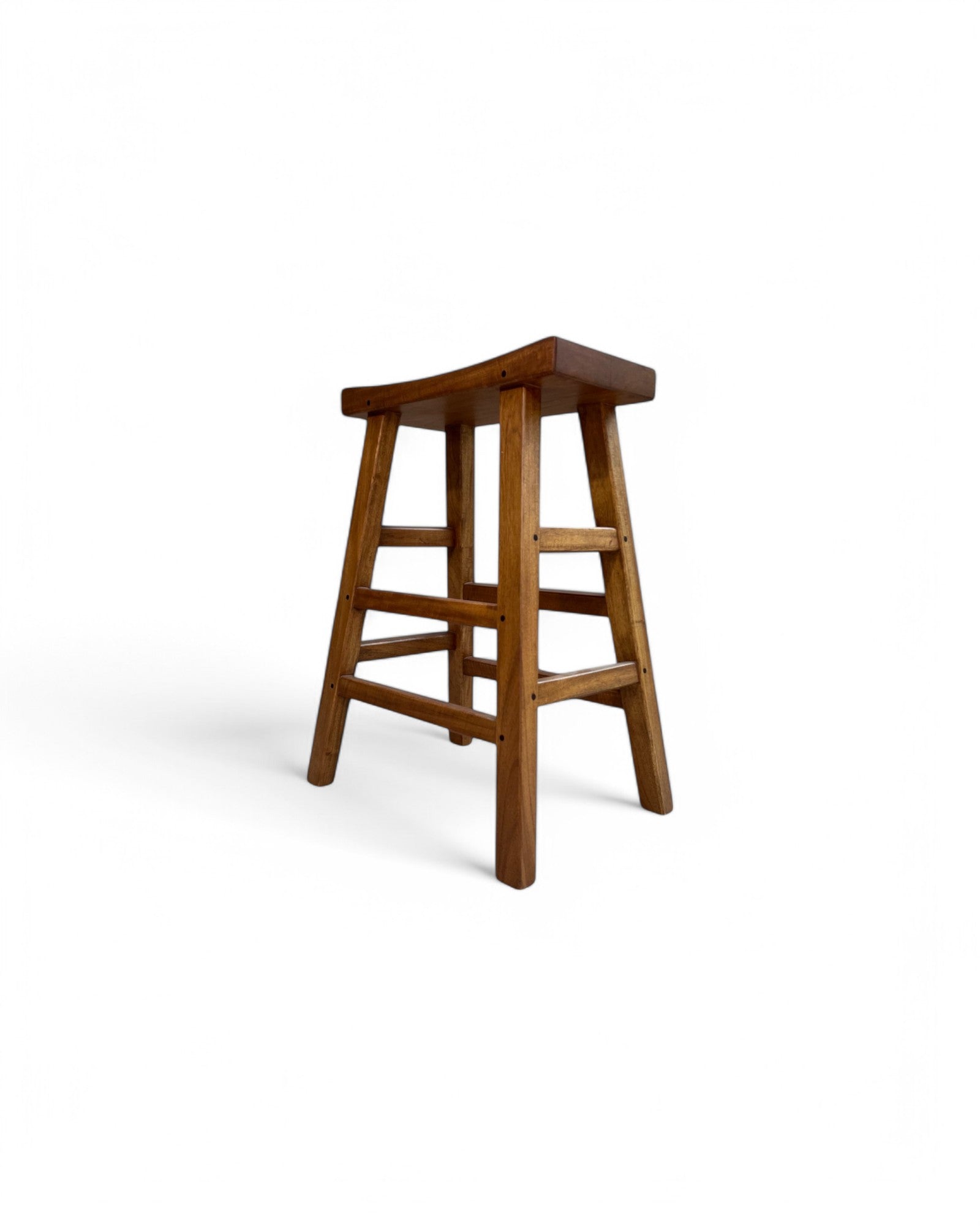 Sadao T Bar Stool Dark Lacquer Finish (Short)