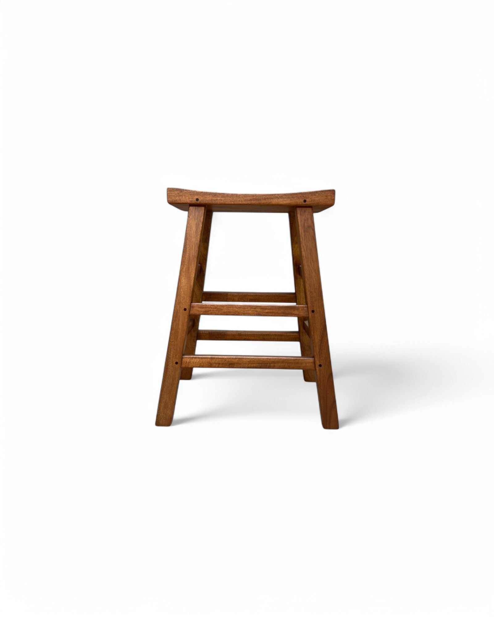 Sadao T Bar Stool Dark Lacquer Finish (Short)