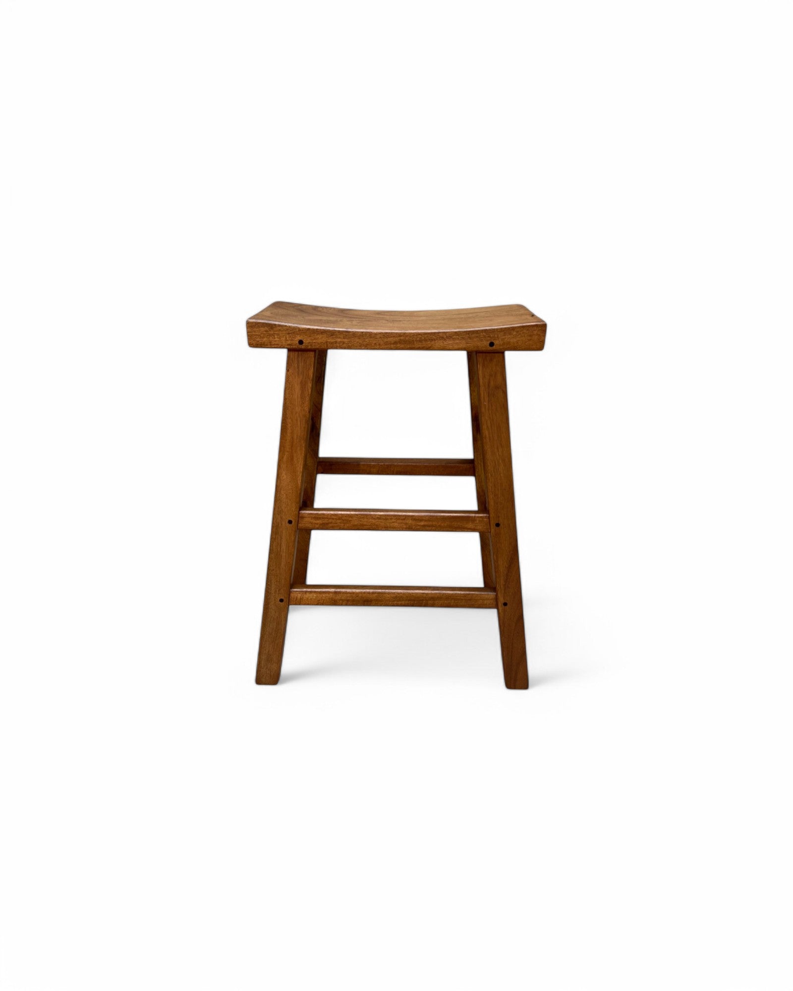 Sadao T Bar Stool Dark Lacquer Finish (Short)