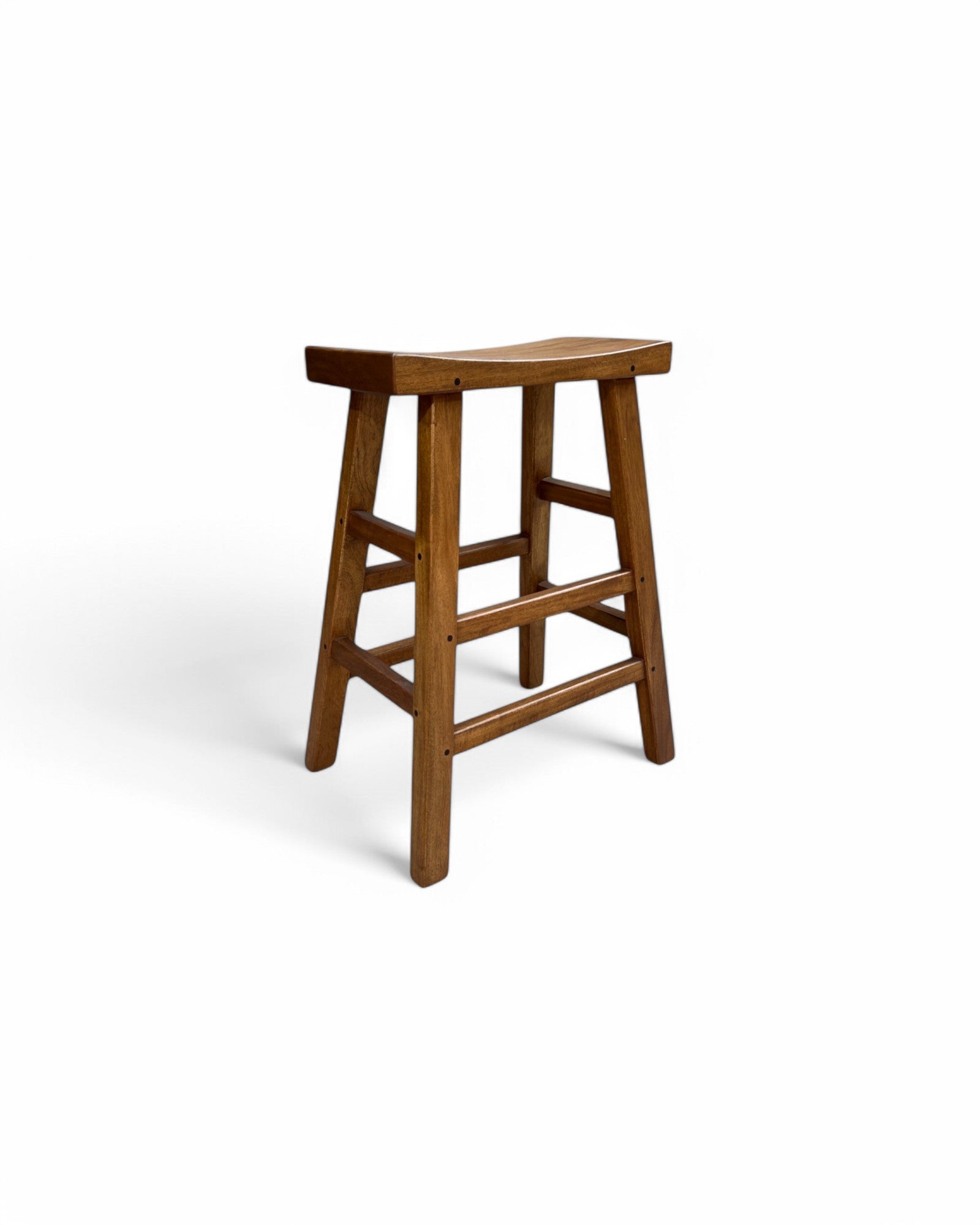 Sadao T Bar Stool Dark Lacquer Finish (Short)