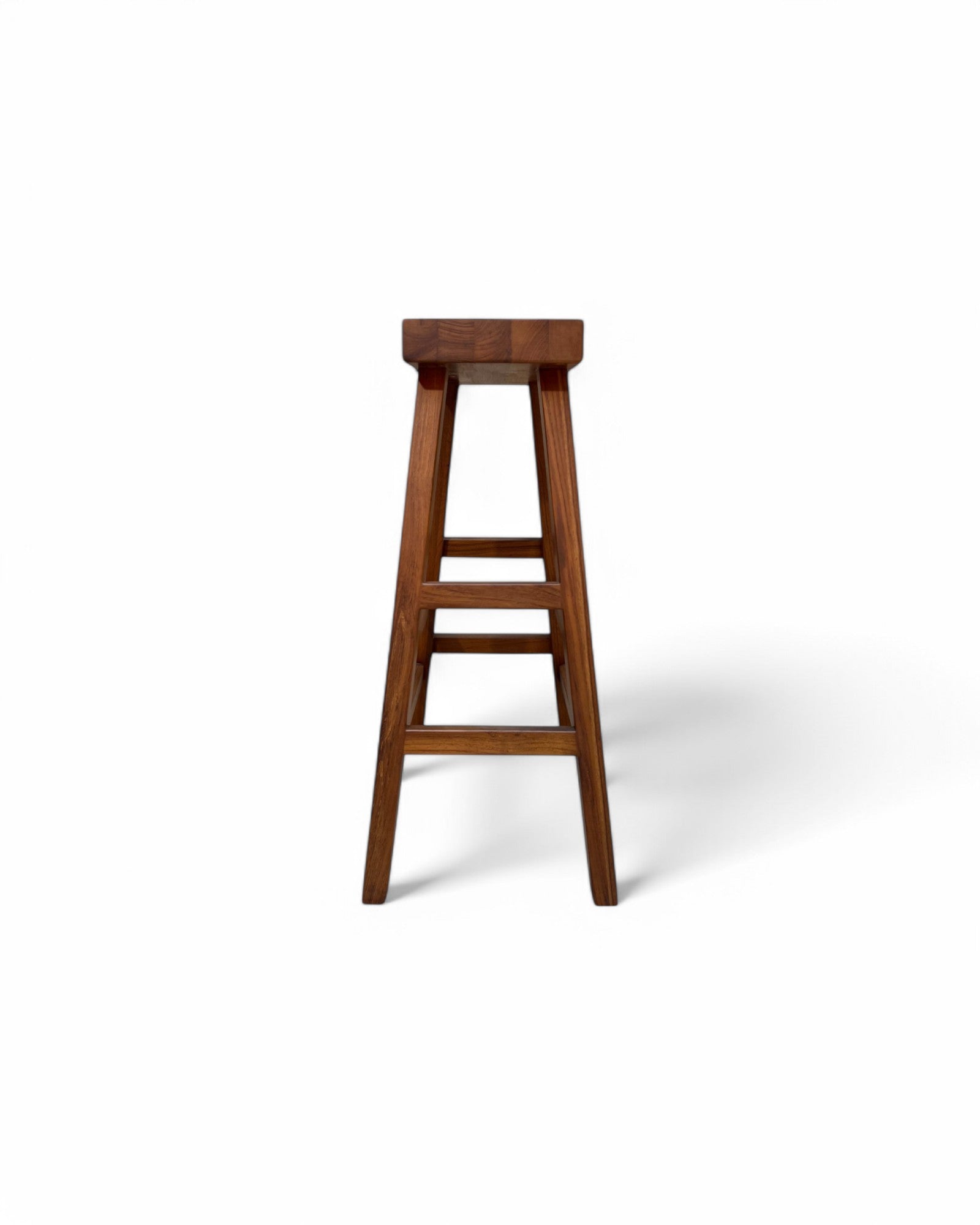 Teak T Bar Stool (Slim)