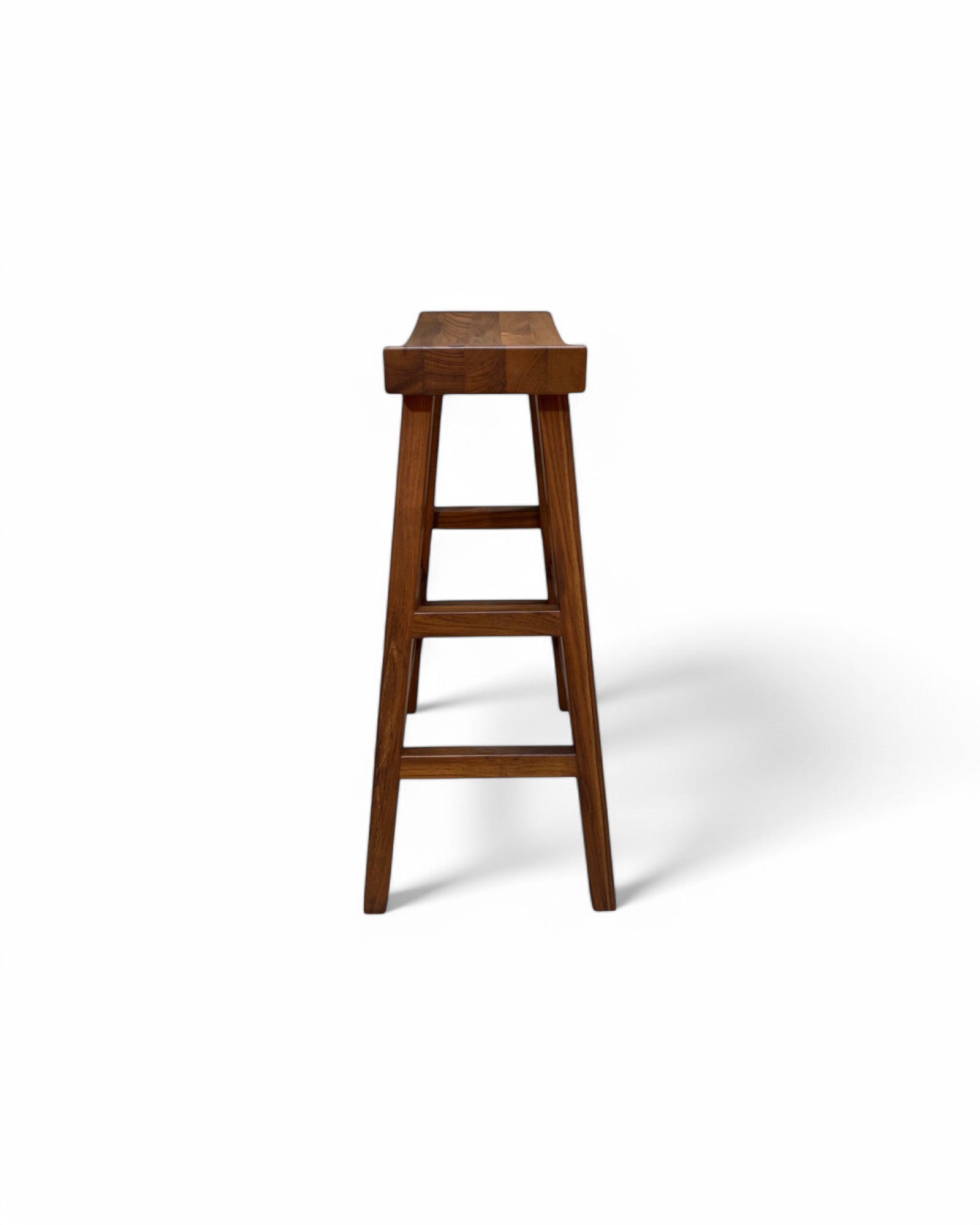Teak T Bar Stool (Slim)