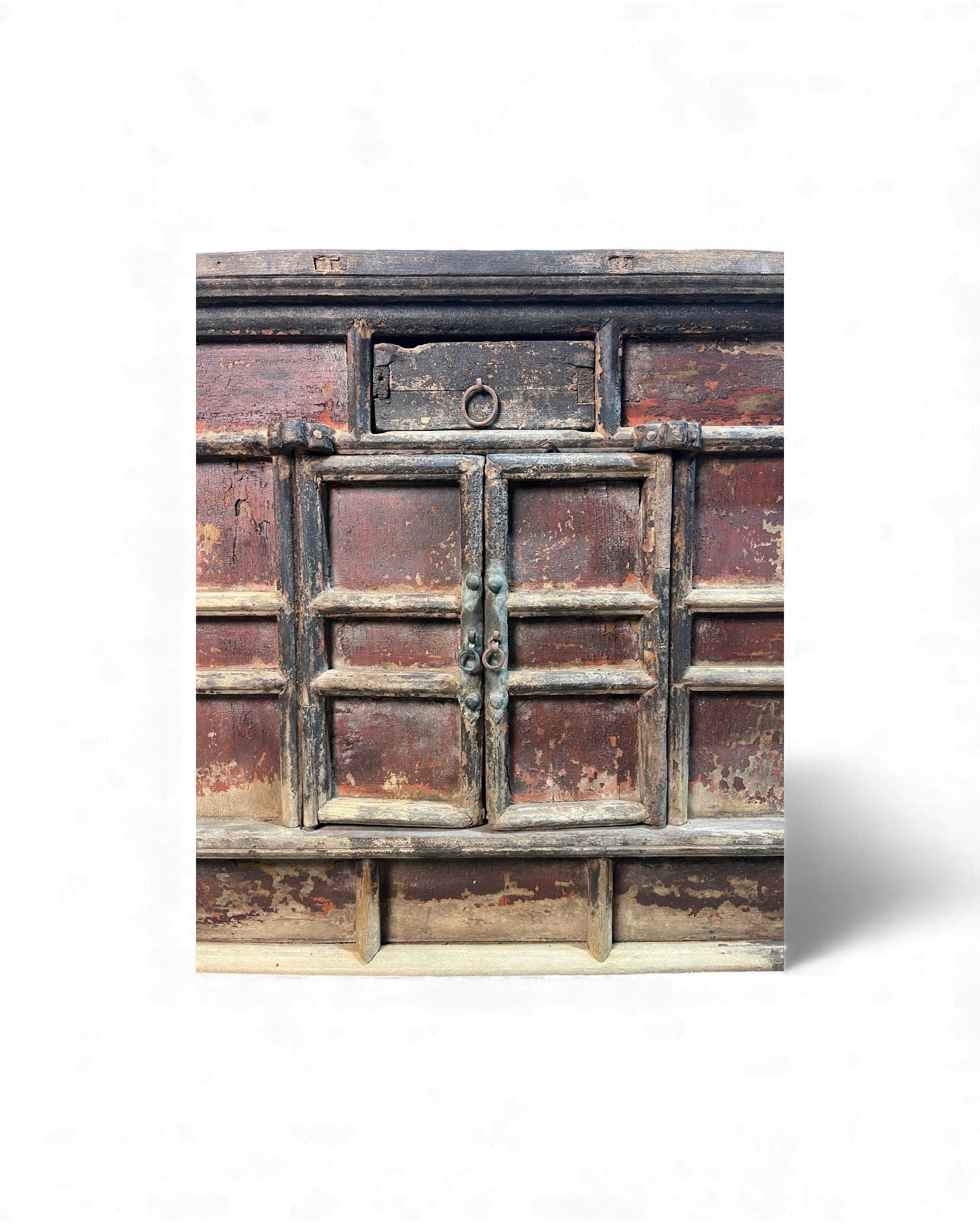 Shanxi Red - Lacquer Domestic Cabinet, Pine & Elmwood - Surround Living - 2