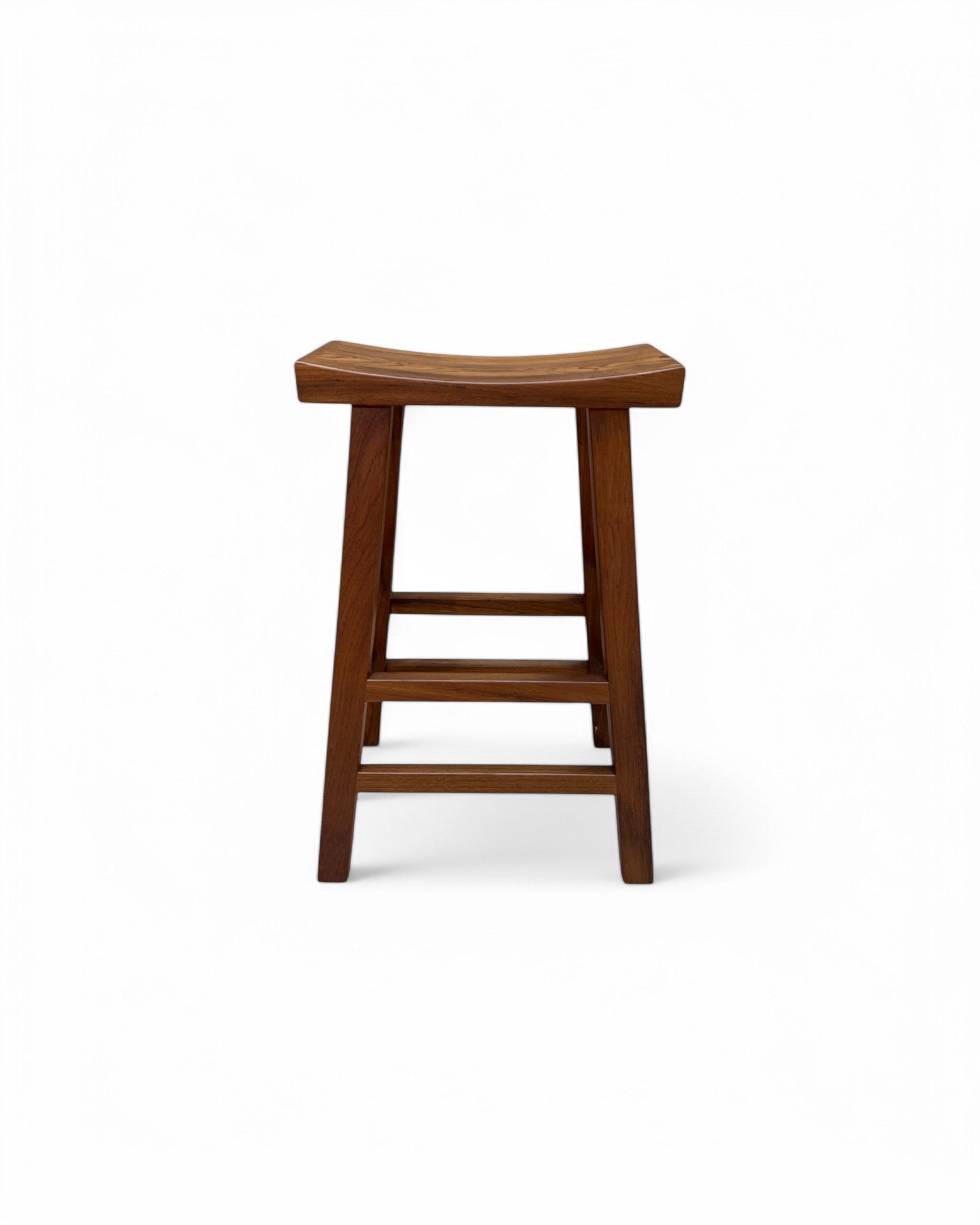 Teak T Bar Stool (Slim)