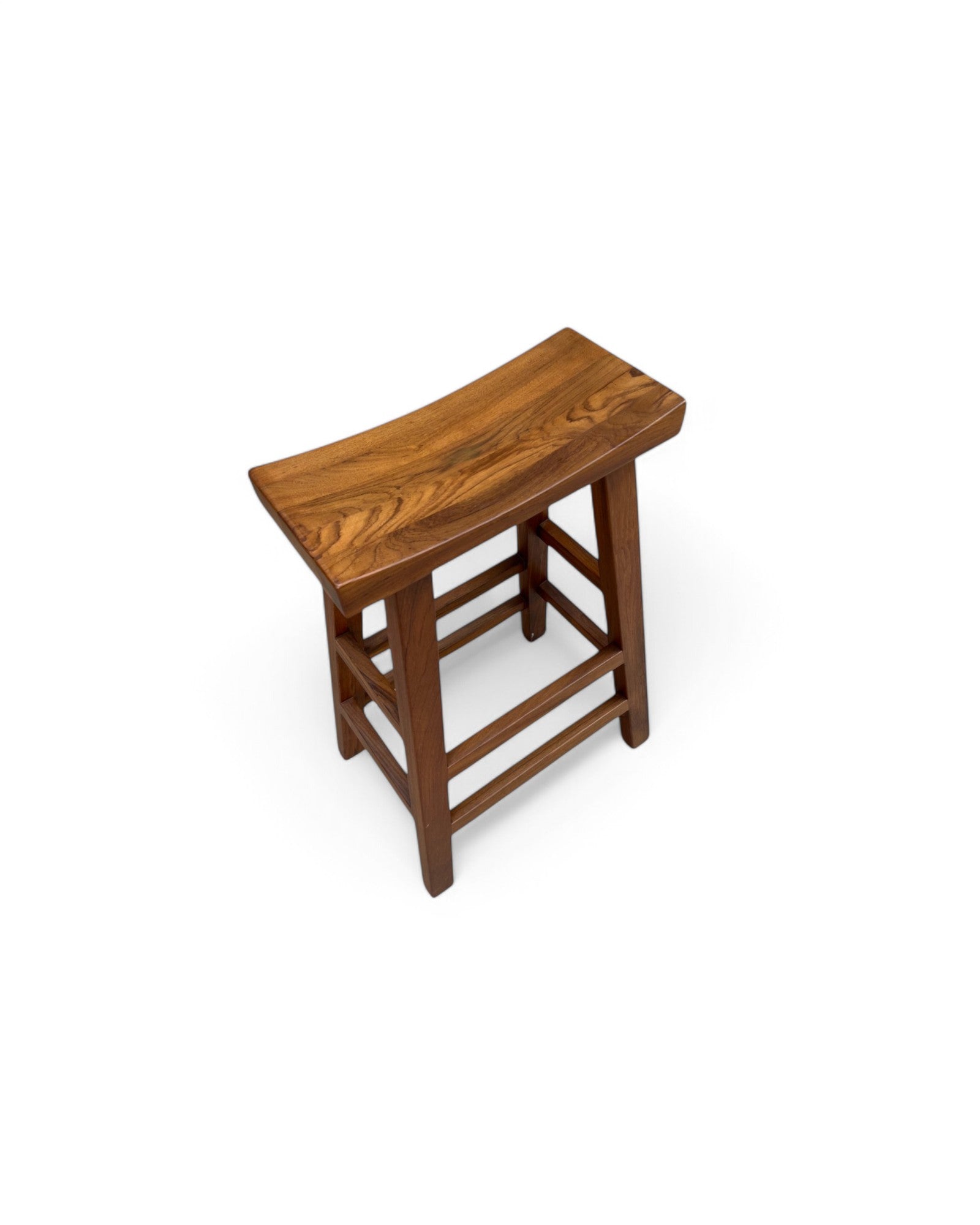 Teak T Bar Stool (Slim)