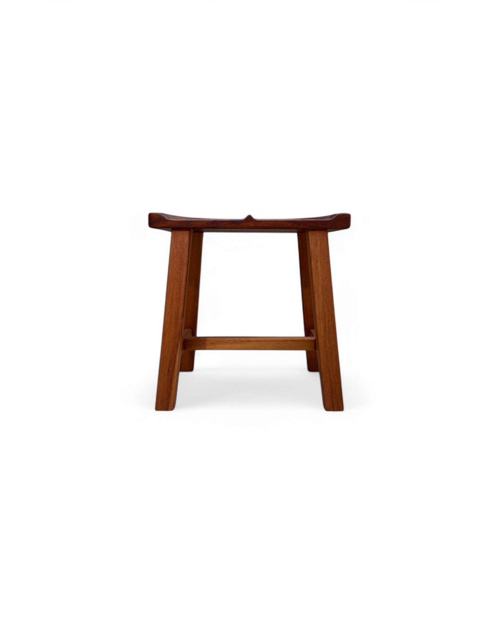 Makha Wood Carved Seat Low Stool
