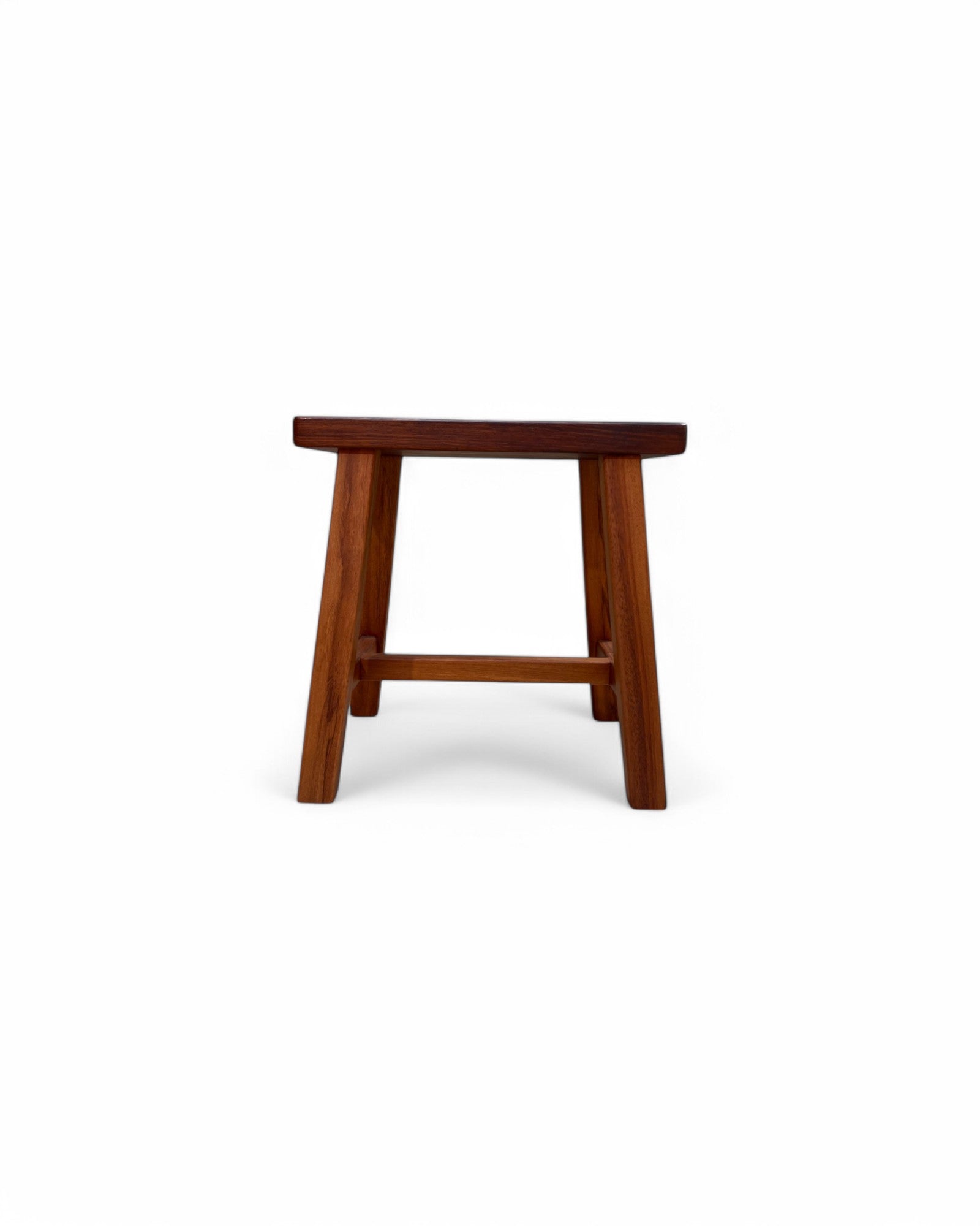 Makha Wood Carved Seat Low Stool